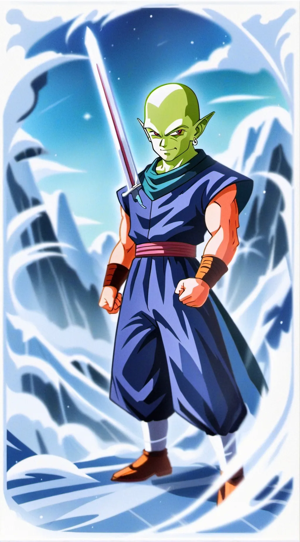 ai character: Piccolo background