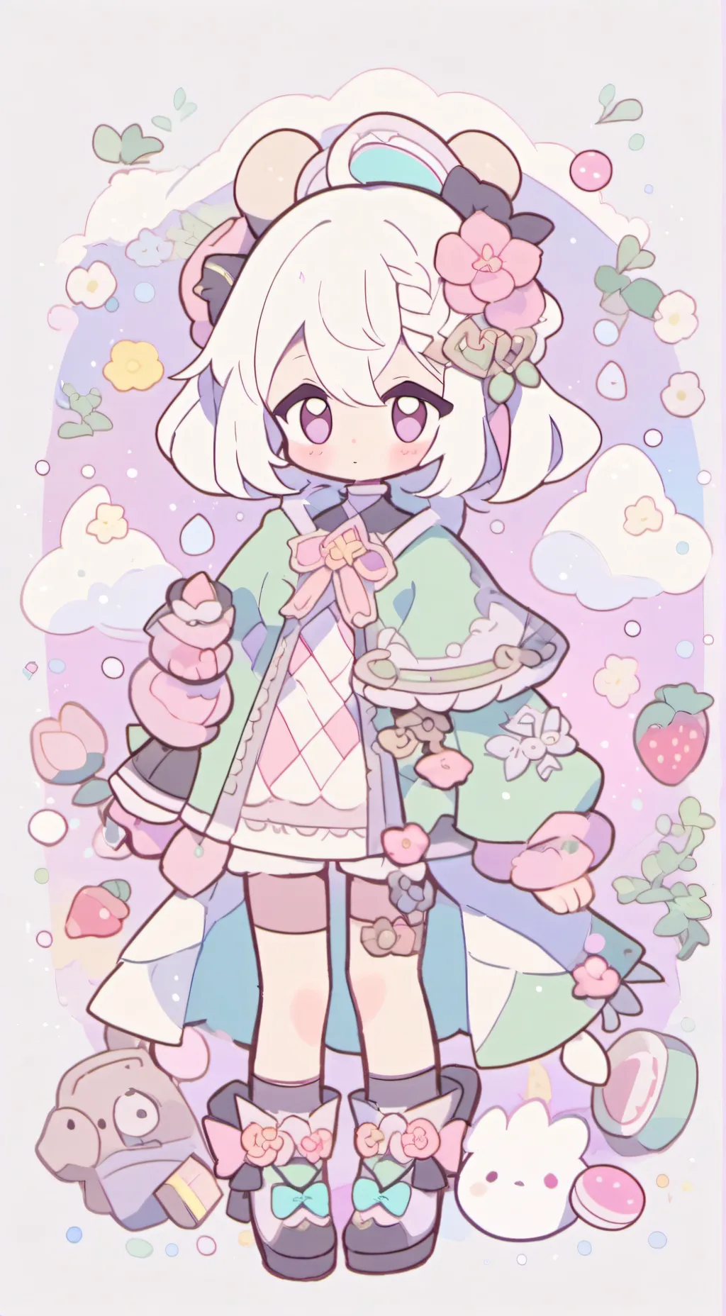 ai character: Mha nouvelle  background