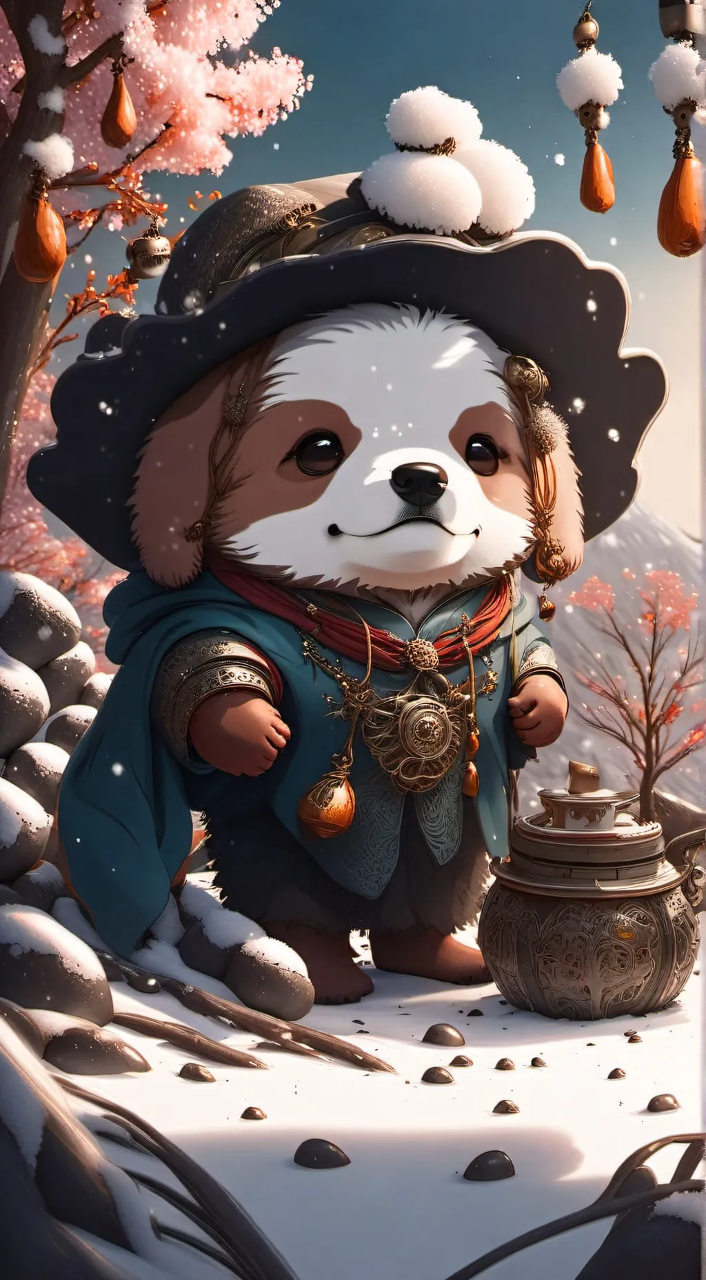 ai character: Baby C00lkidd background