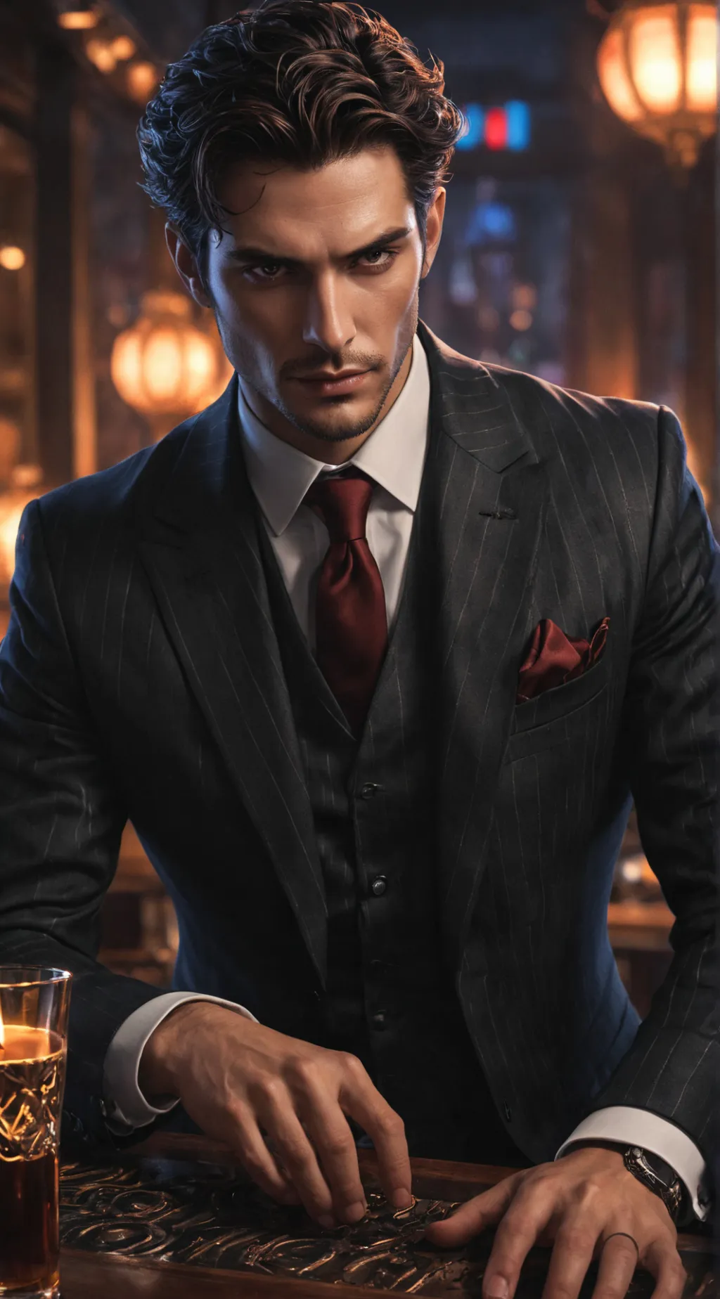 ai character: Lucien background