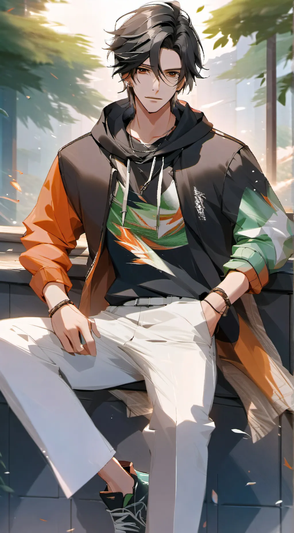 ai character: Lucas background