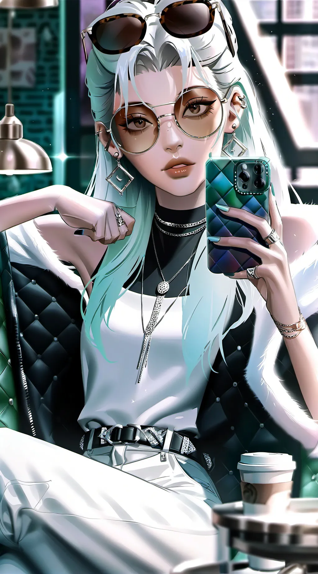 ai character: The Social Media Influencer background