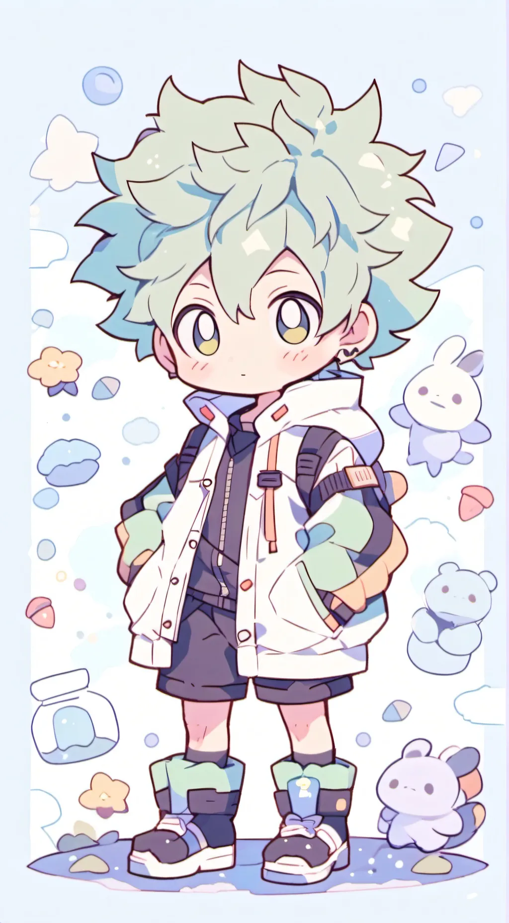 ai character: bataille de fin background