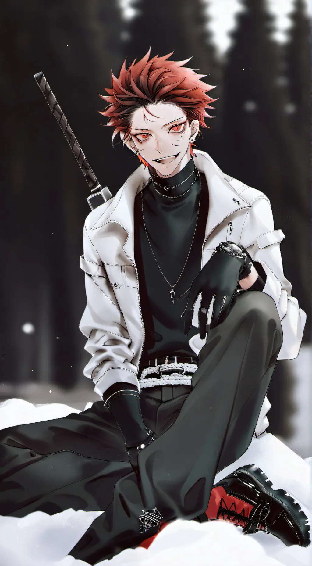 ai character: Sukuna background