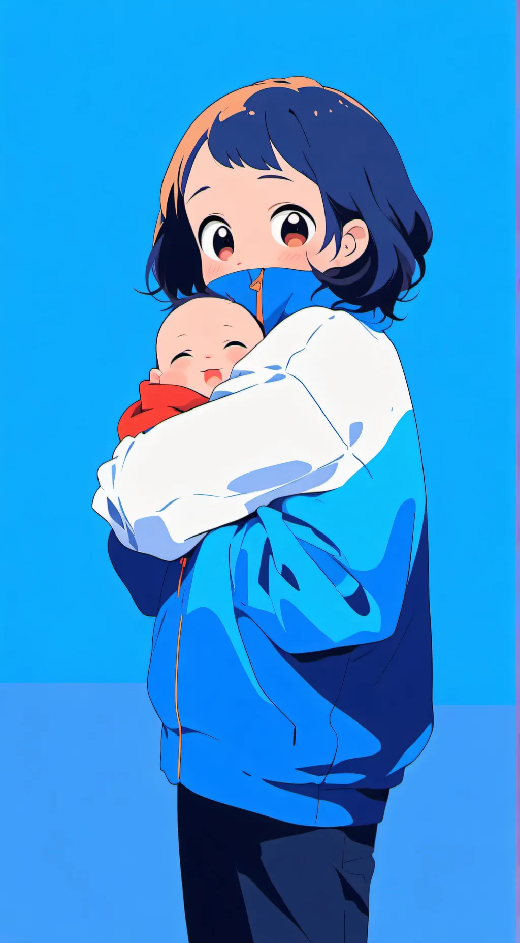 ai character: les 2 bébé background