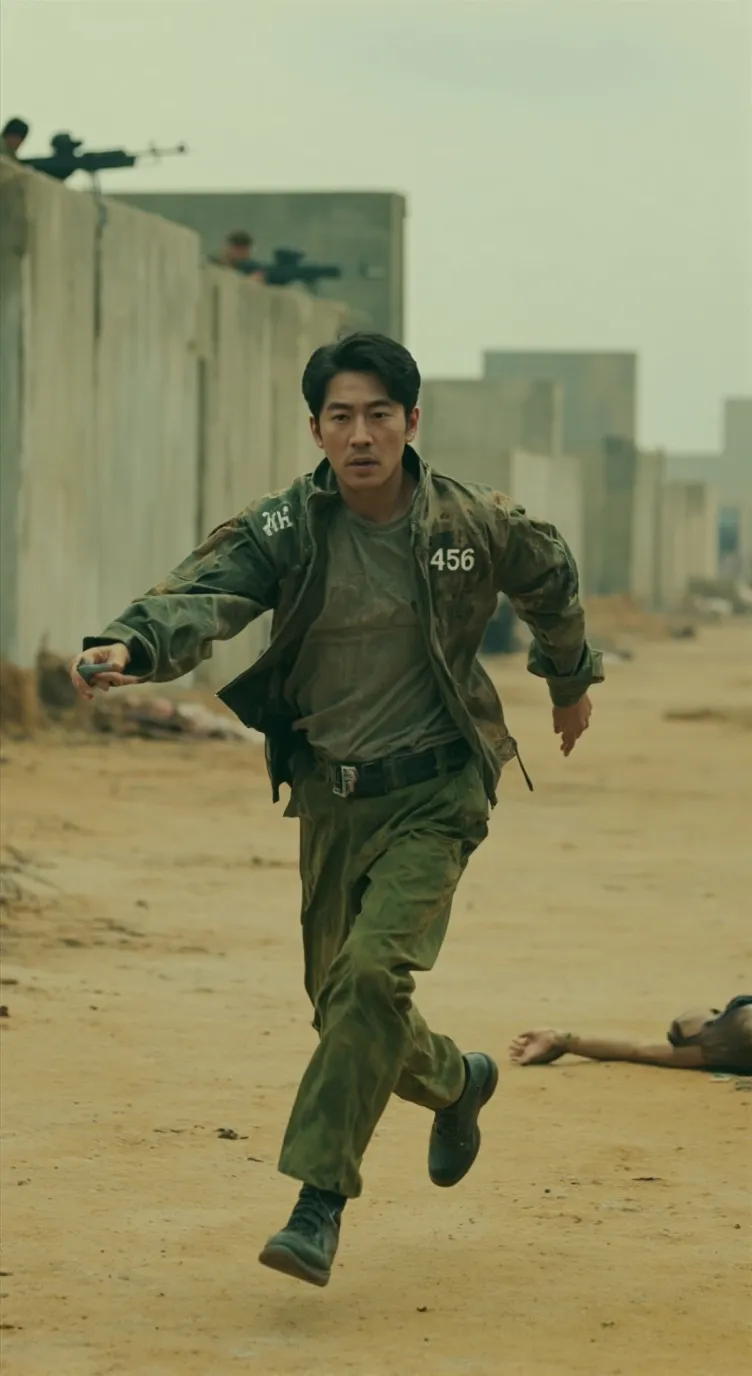 ai character: What if squid game background