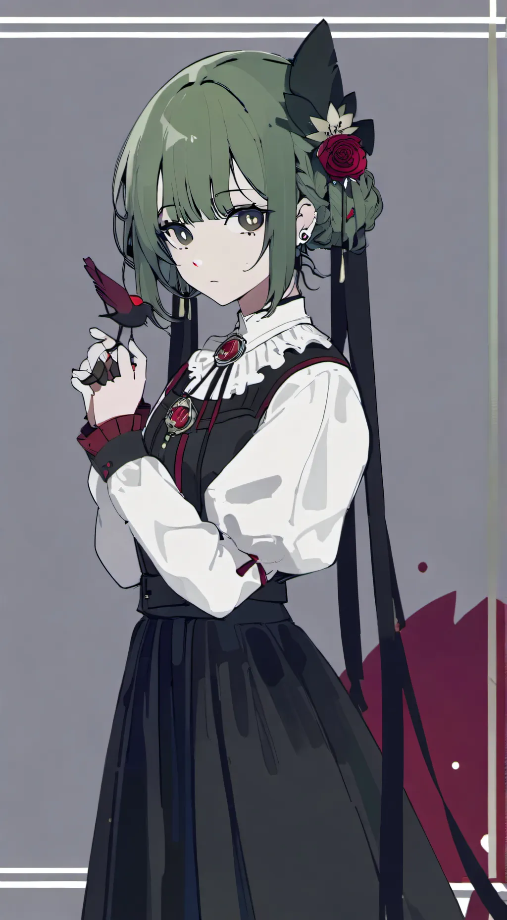 ai character: 🌿kira🌿 background