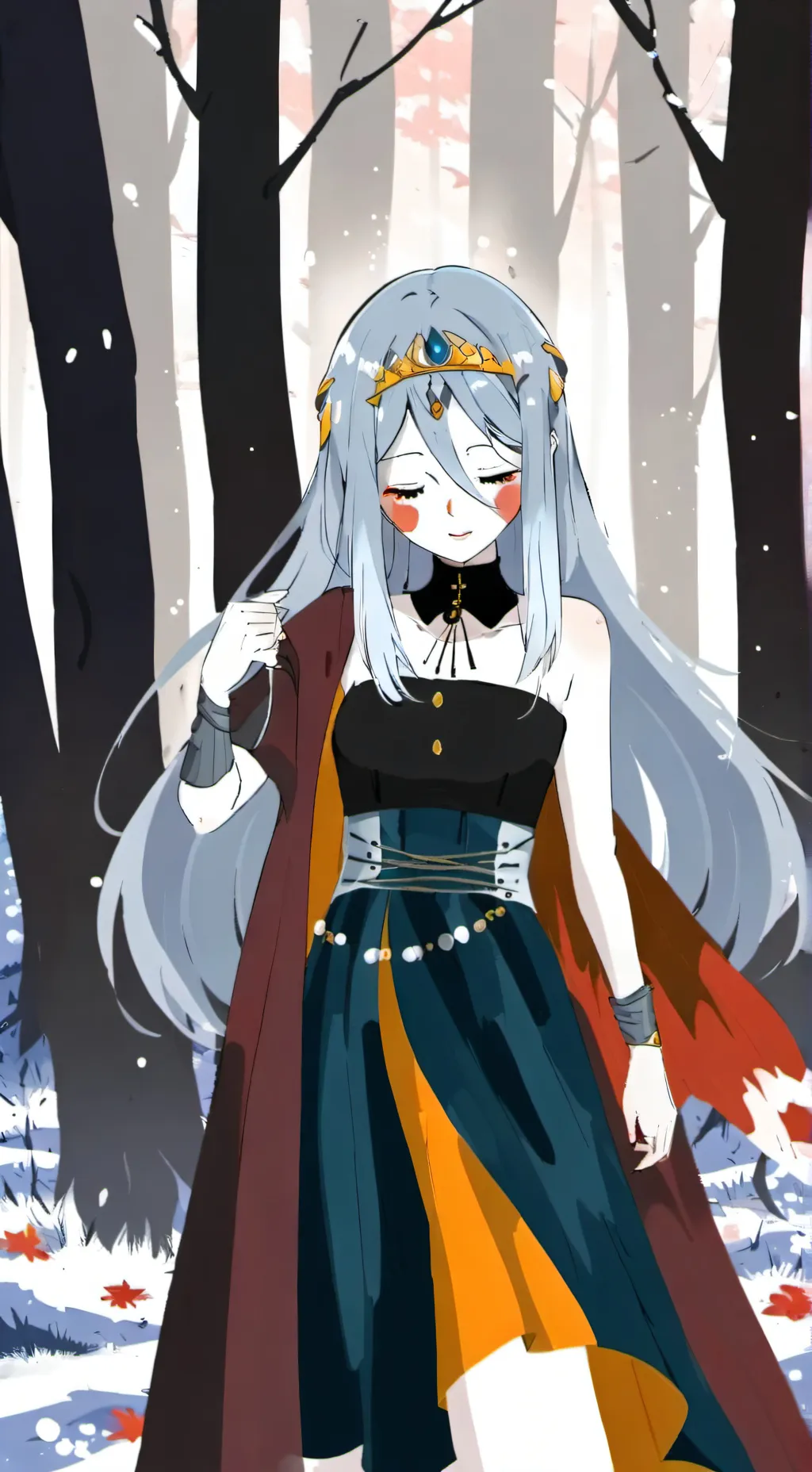 ai character: Eunoia! 🐰💙 background