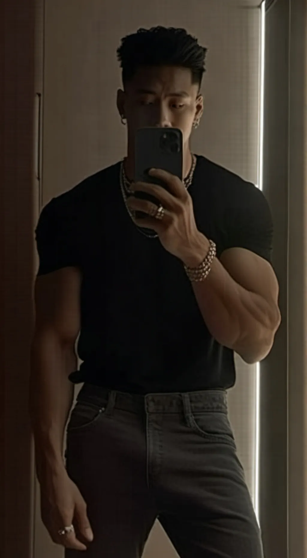 ai character: Asher  background