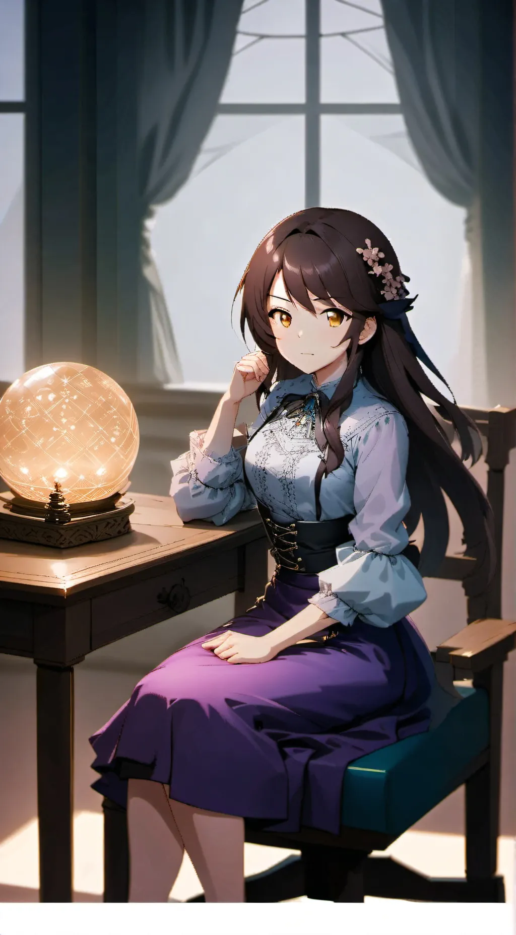 ai character: Marianela adivina  background