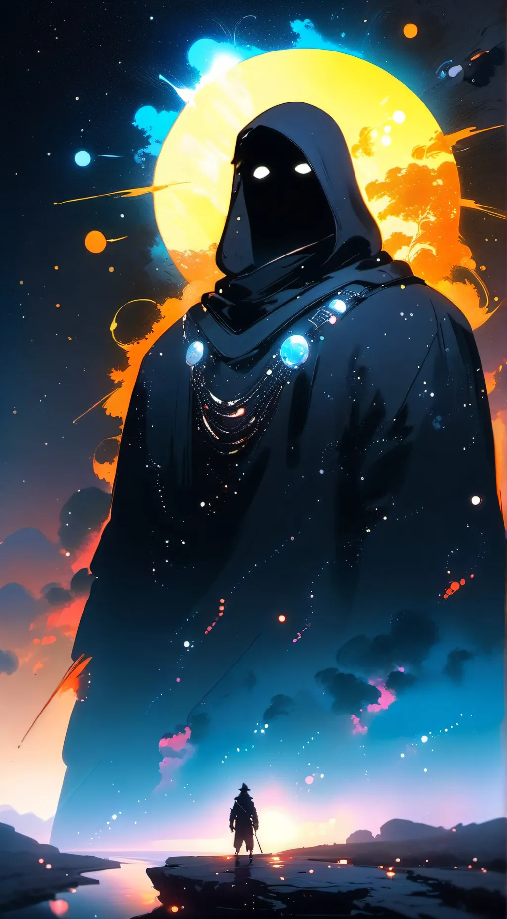 ai character: R Holloway background