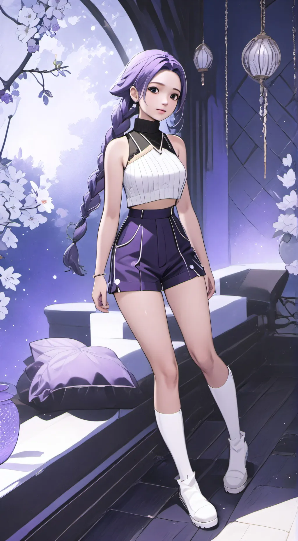 ai character: ✨️🎤Yumi🎤✨️ background