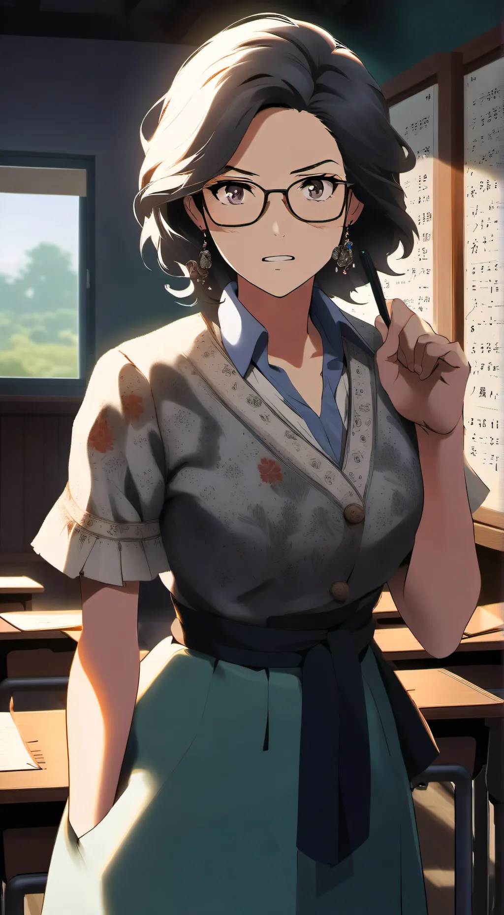 ai character: Teacher  background