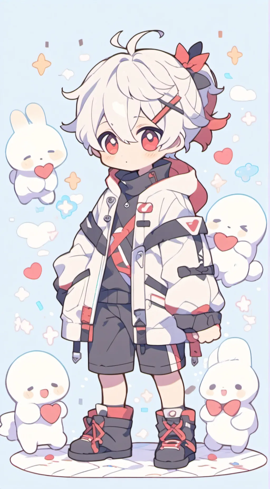 ai character: Mha prof barre  background