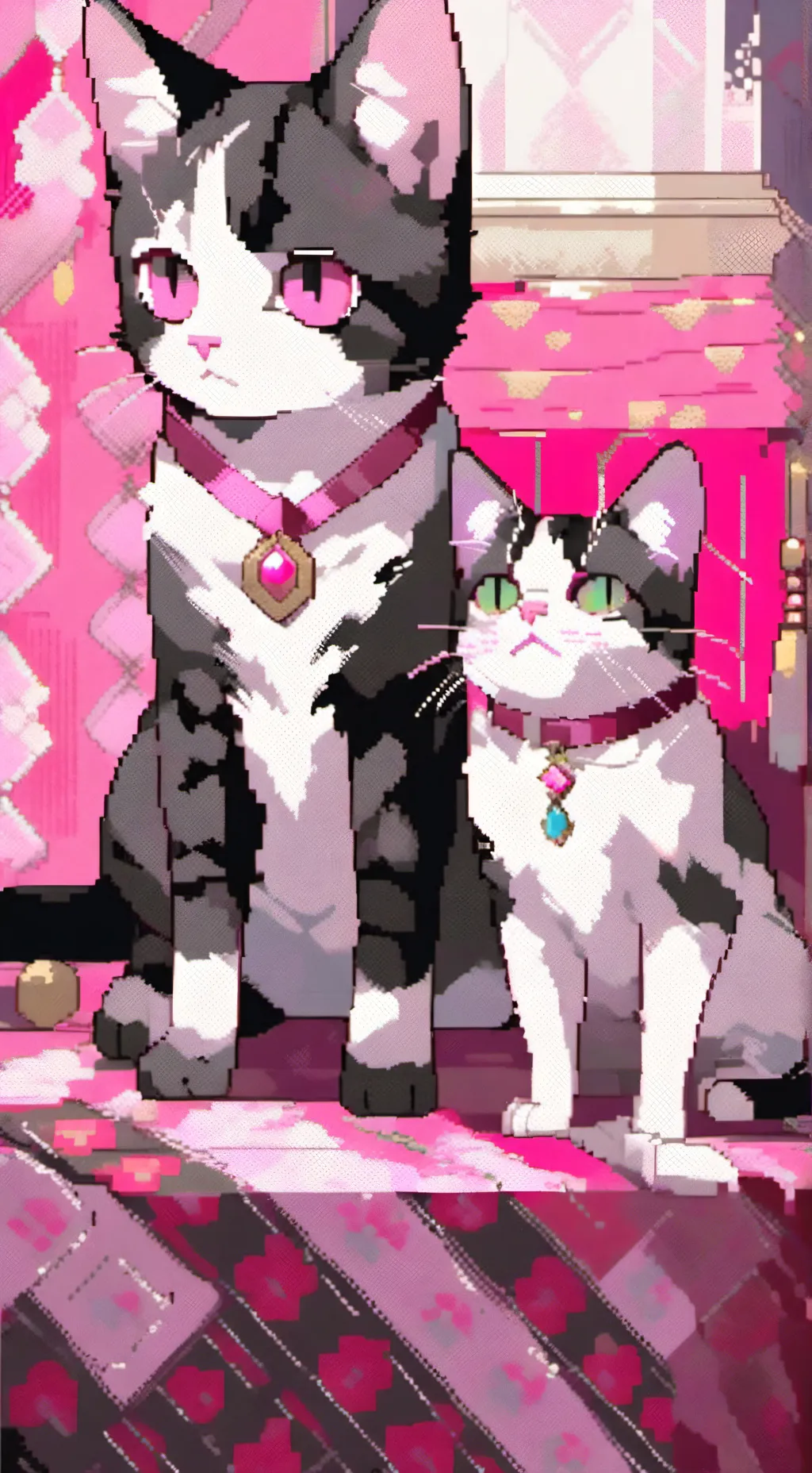 ai character: Cats background