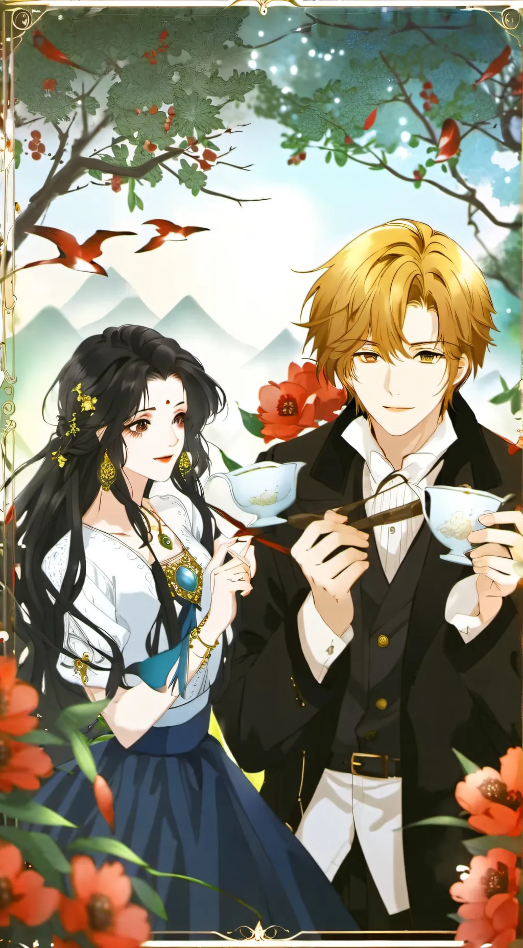 ai character: Ken and Marisa background