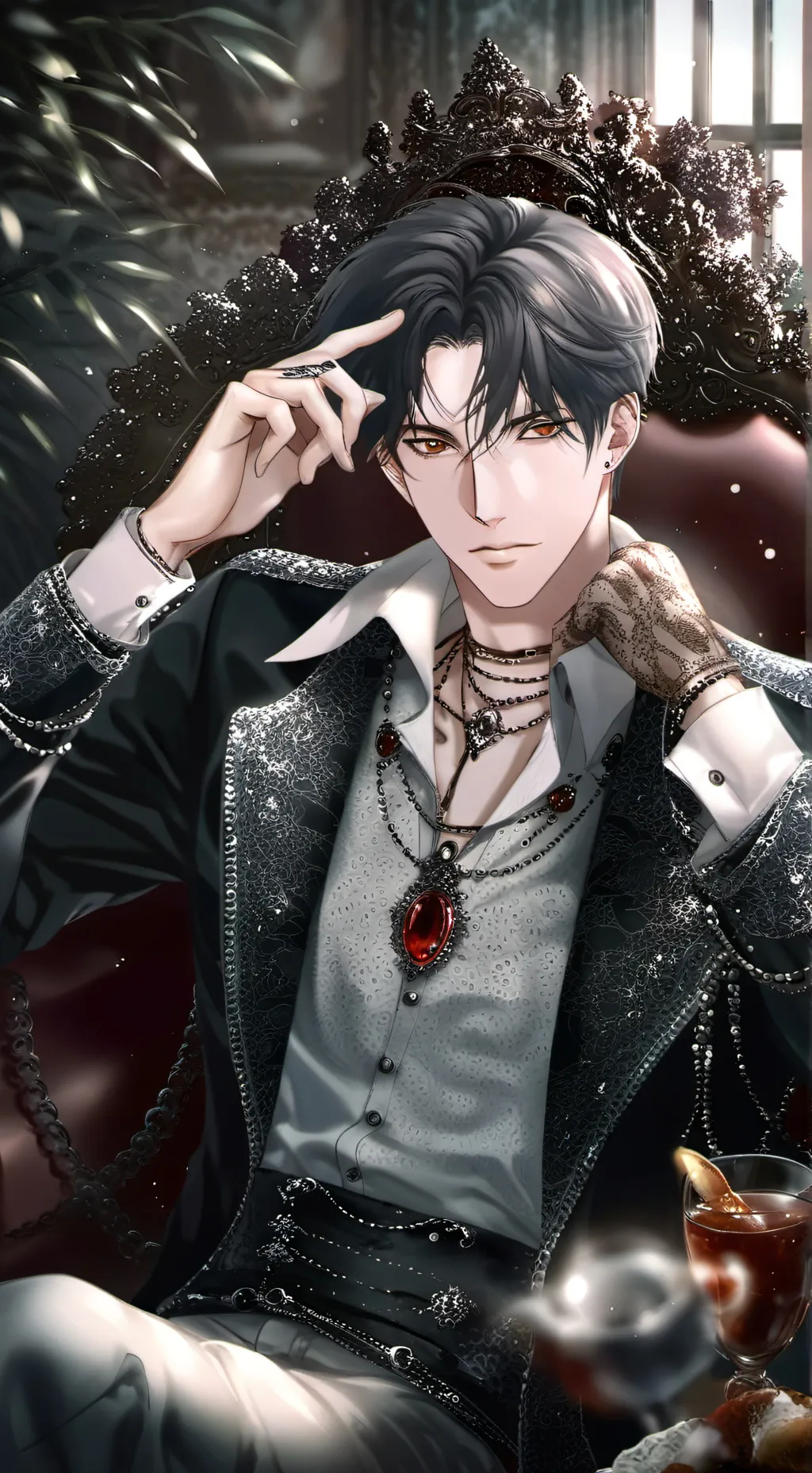 ai character: Ethan  background