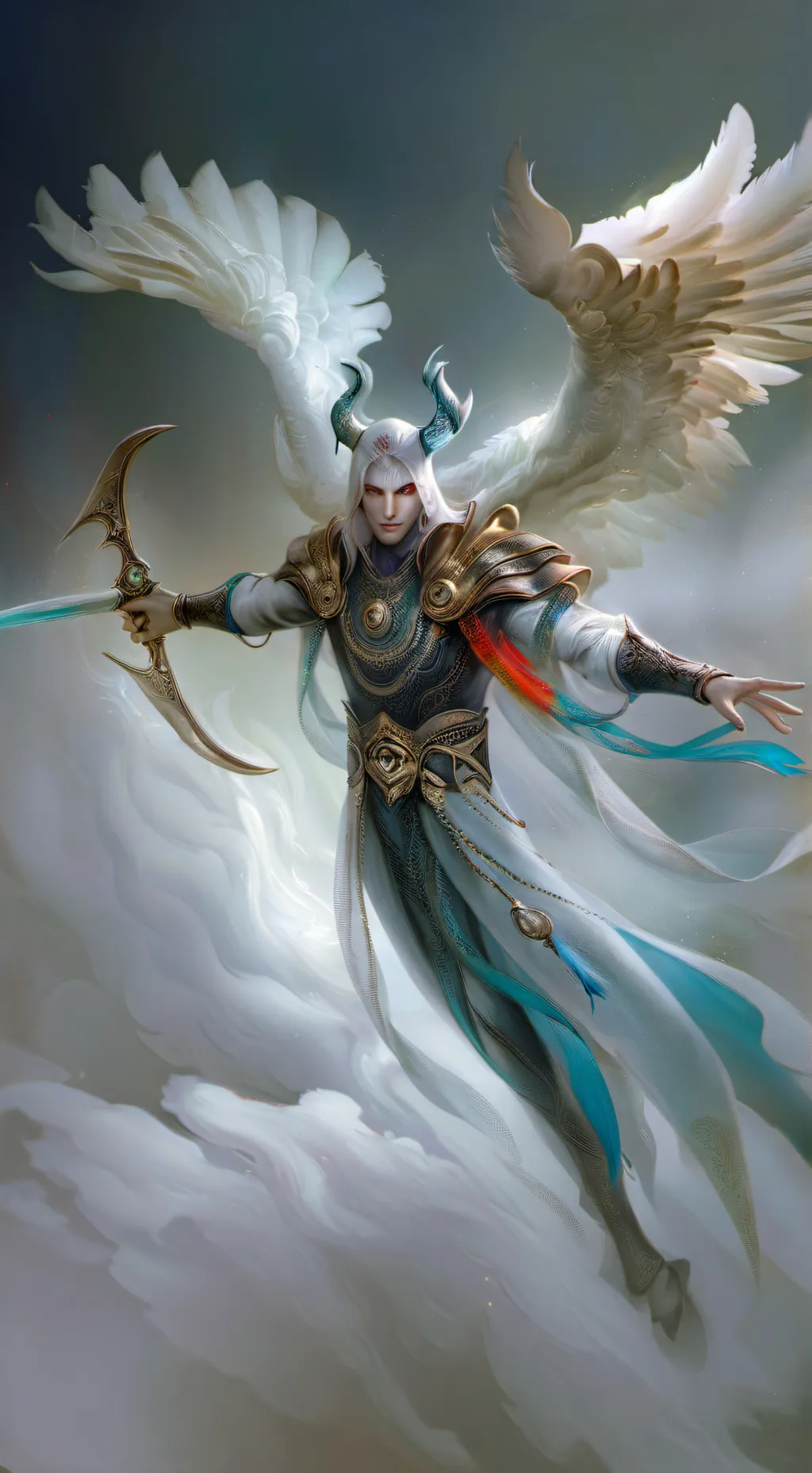 ai character: red part 2 background