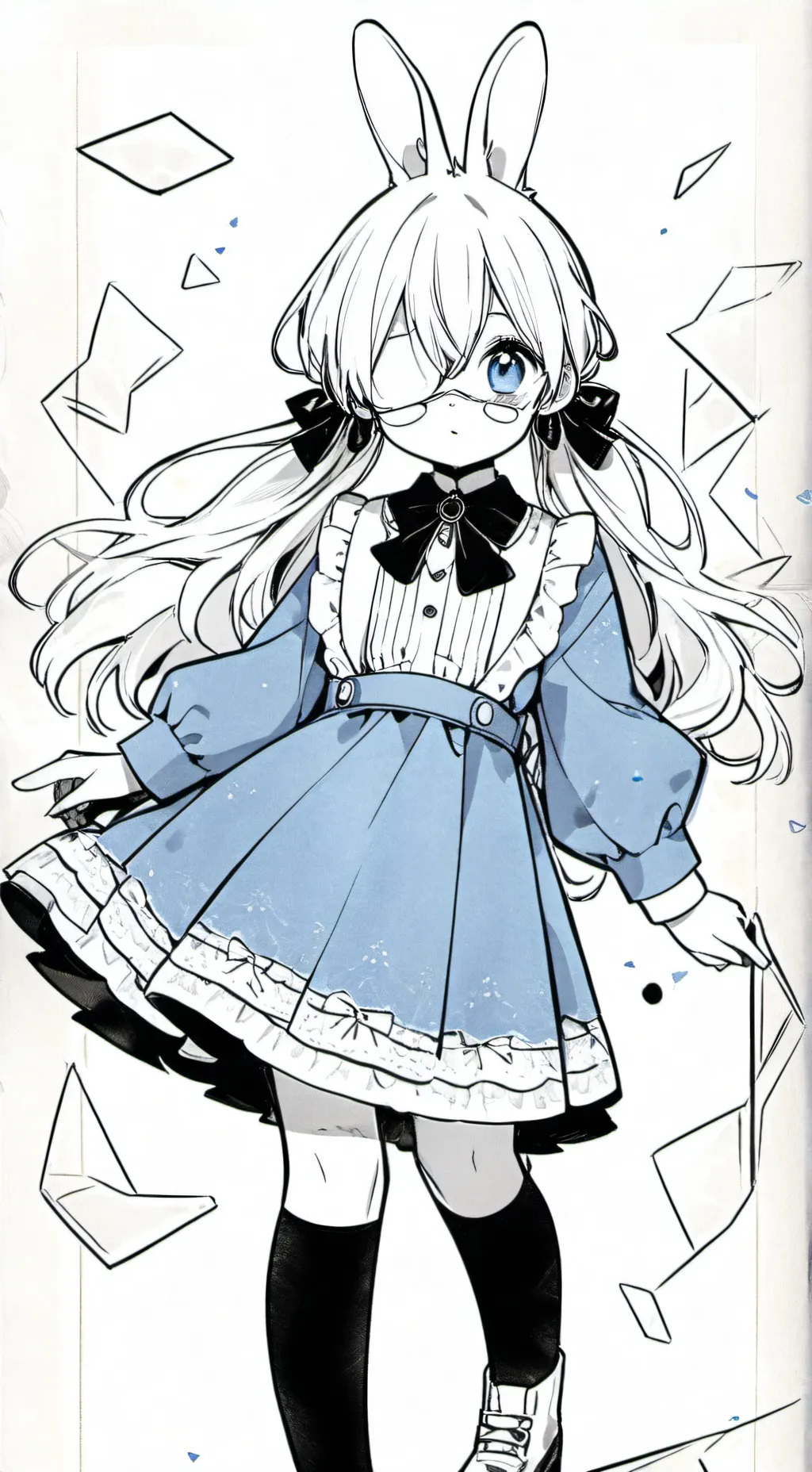 ai character: Bunny... background