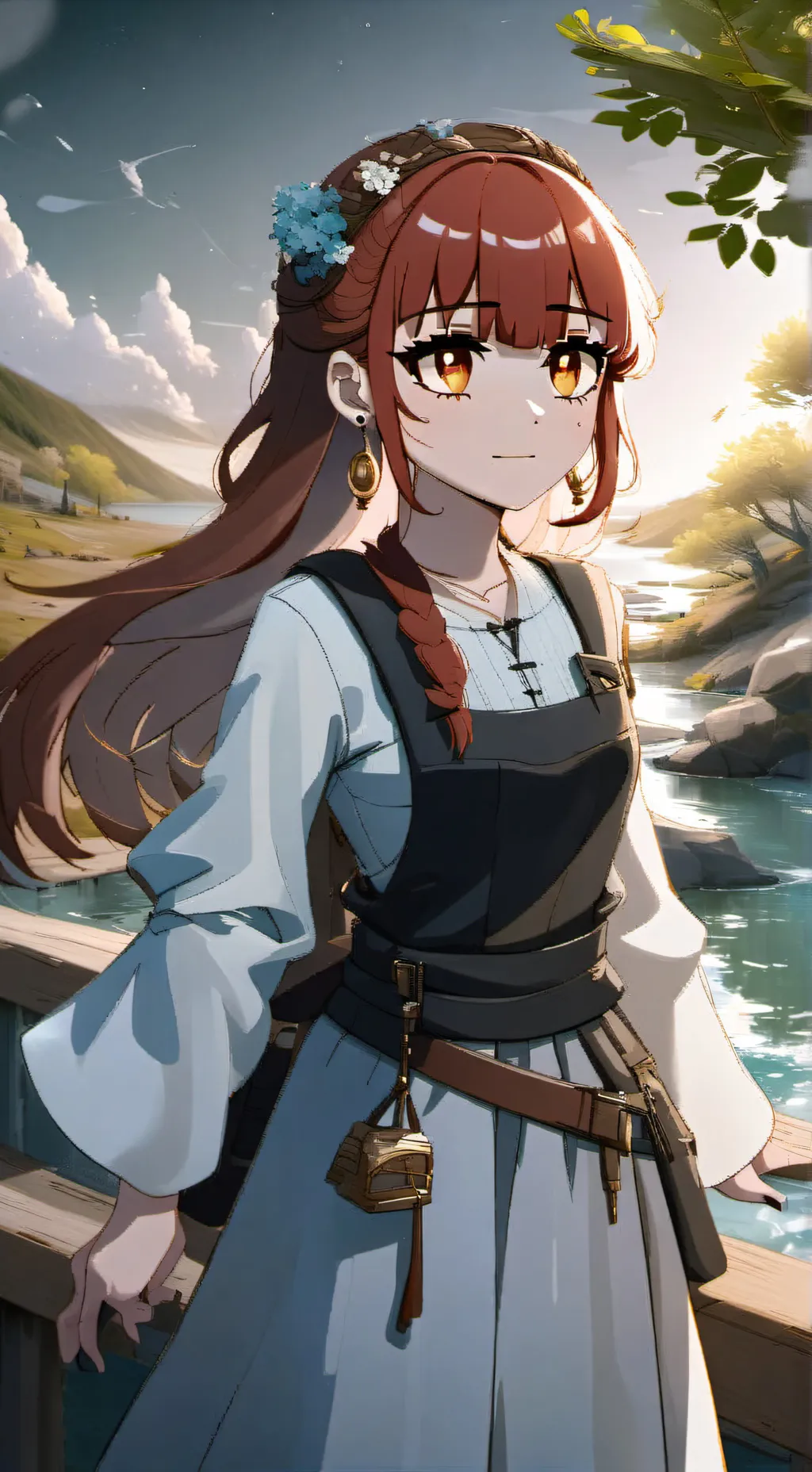 ai character: luna Elisabeth  background