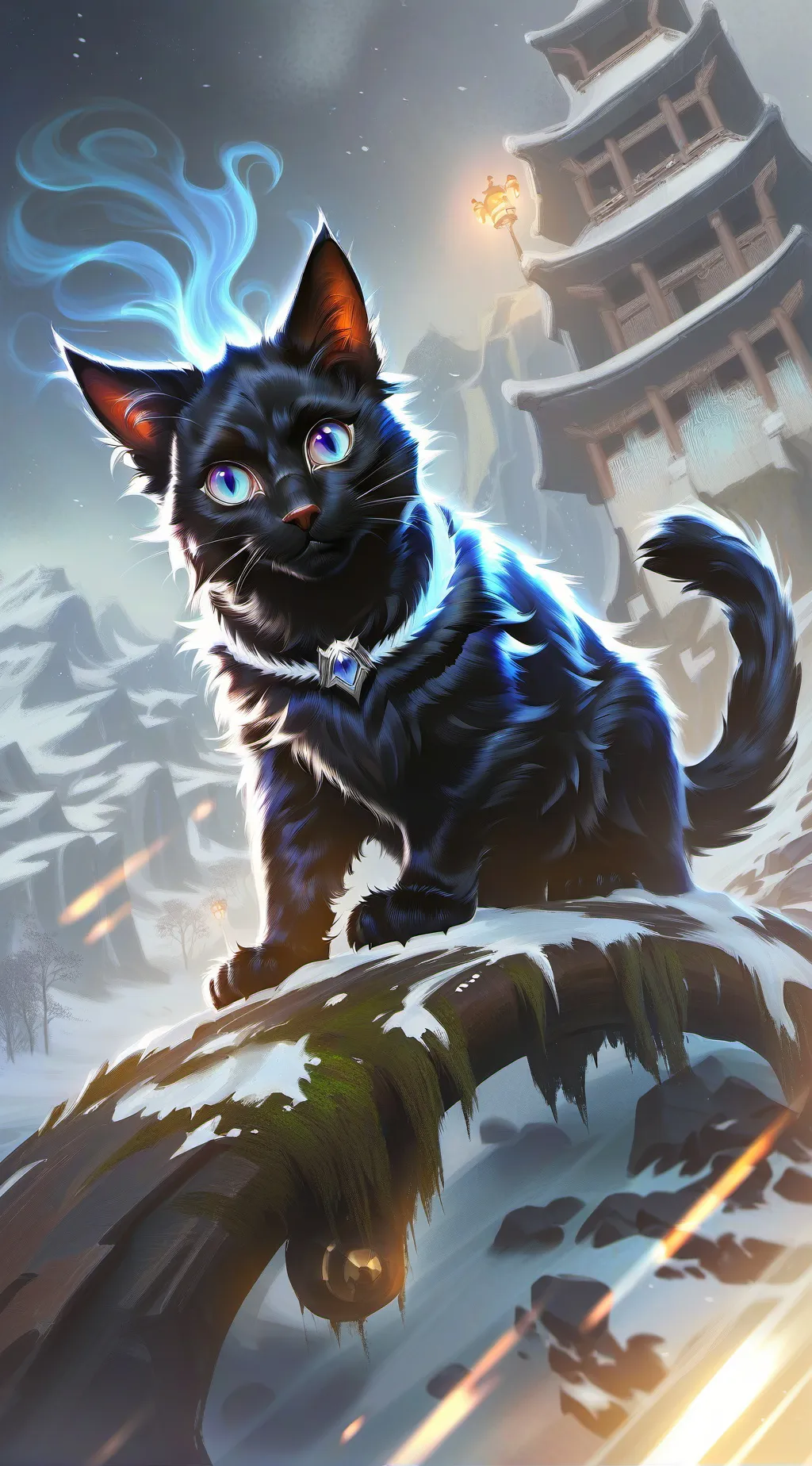 ai character: ur a cat!  background