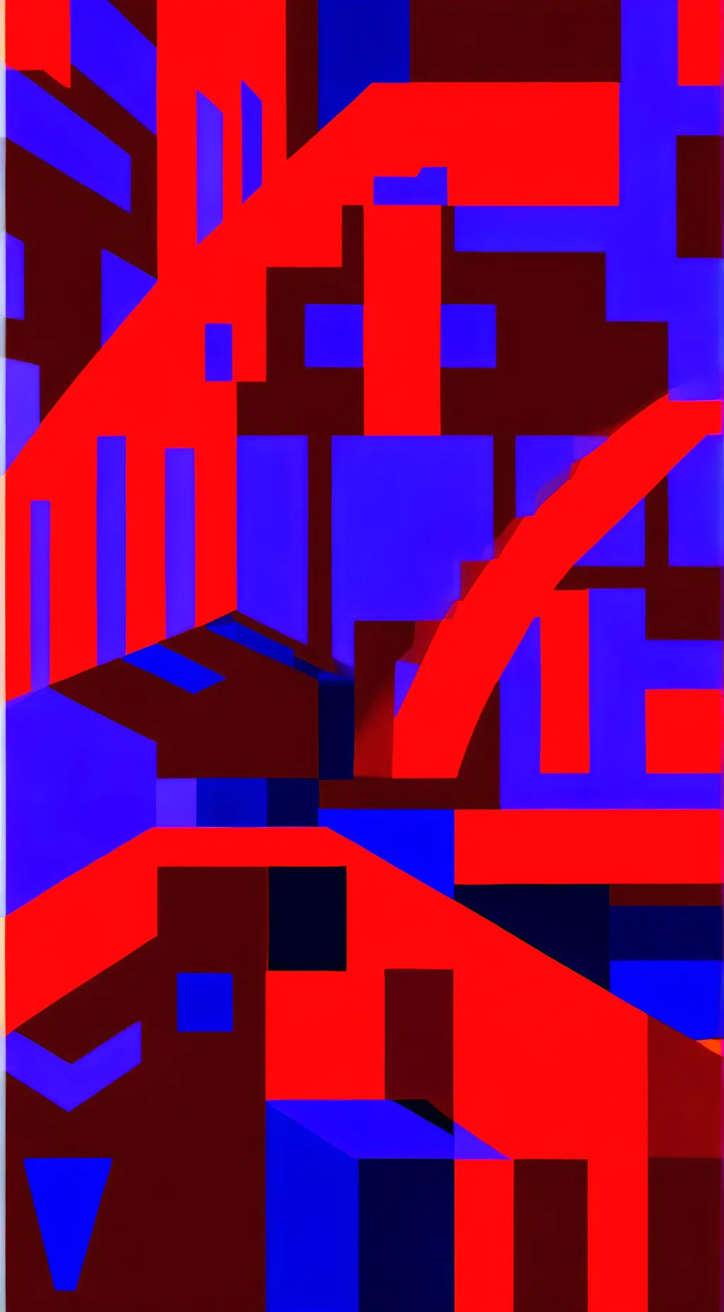 ai character: blue background