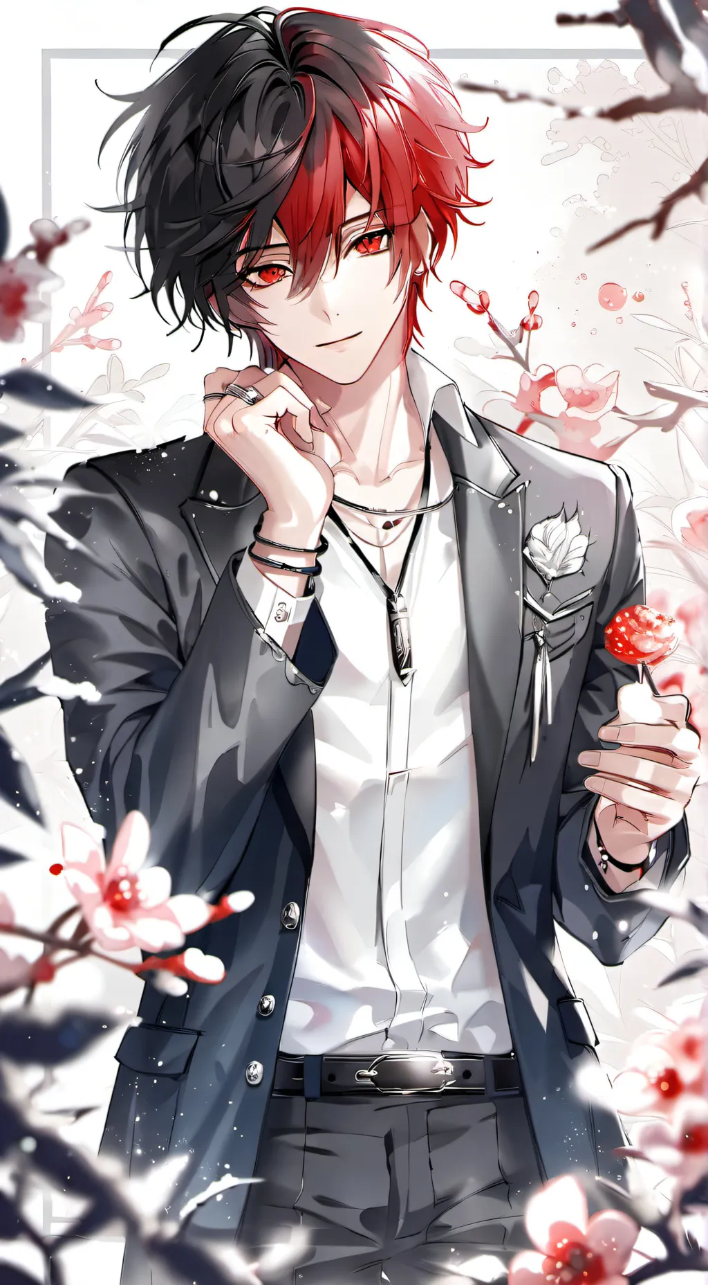 ai character: Ivory background