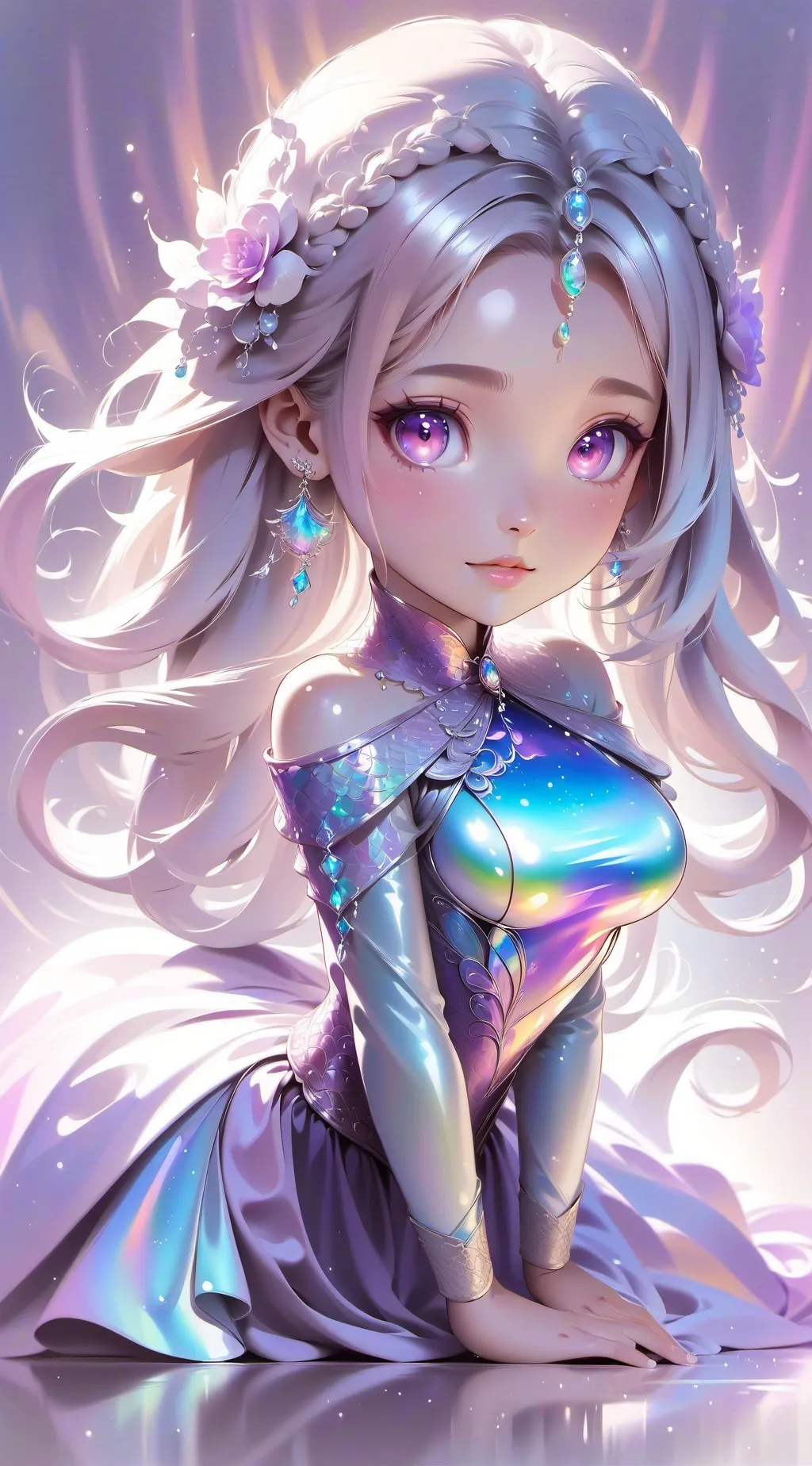 ai character: Star catcher. background