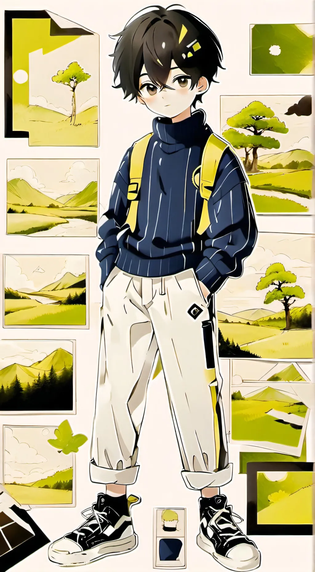 ai character: ♧Adam♧ background