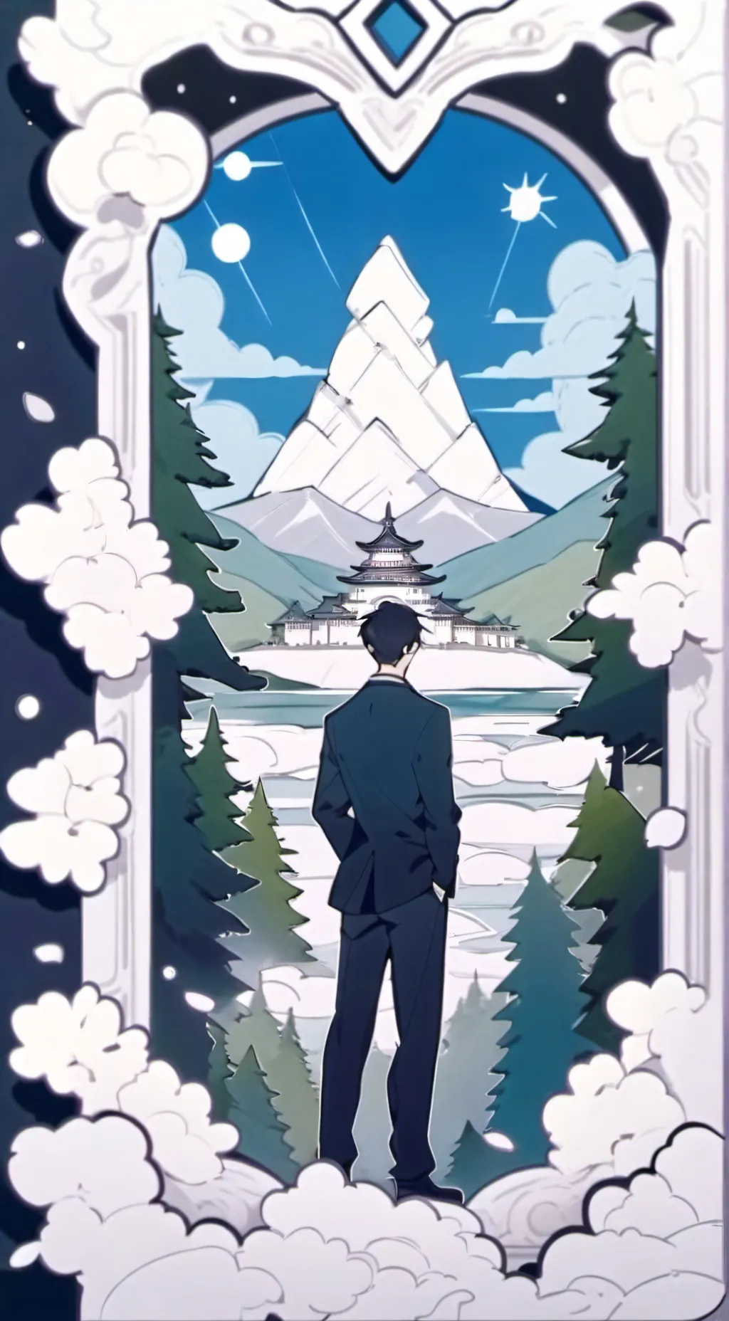 ai character: I'm back✨🔥 background