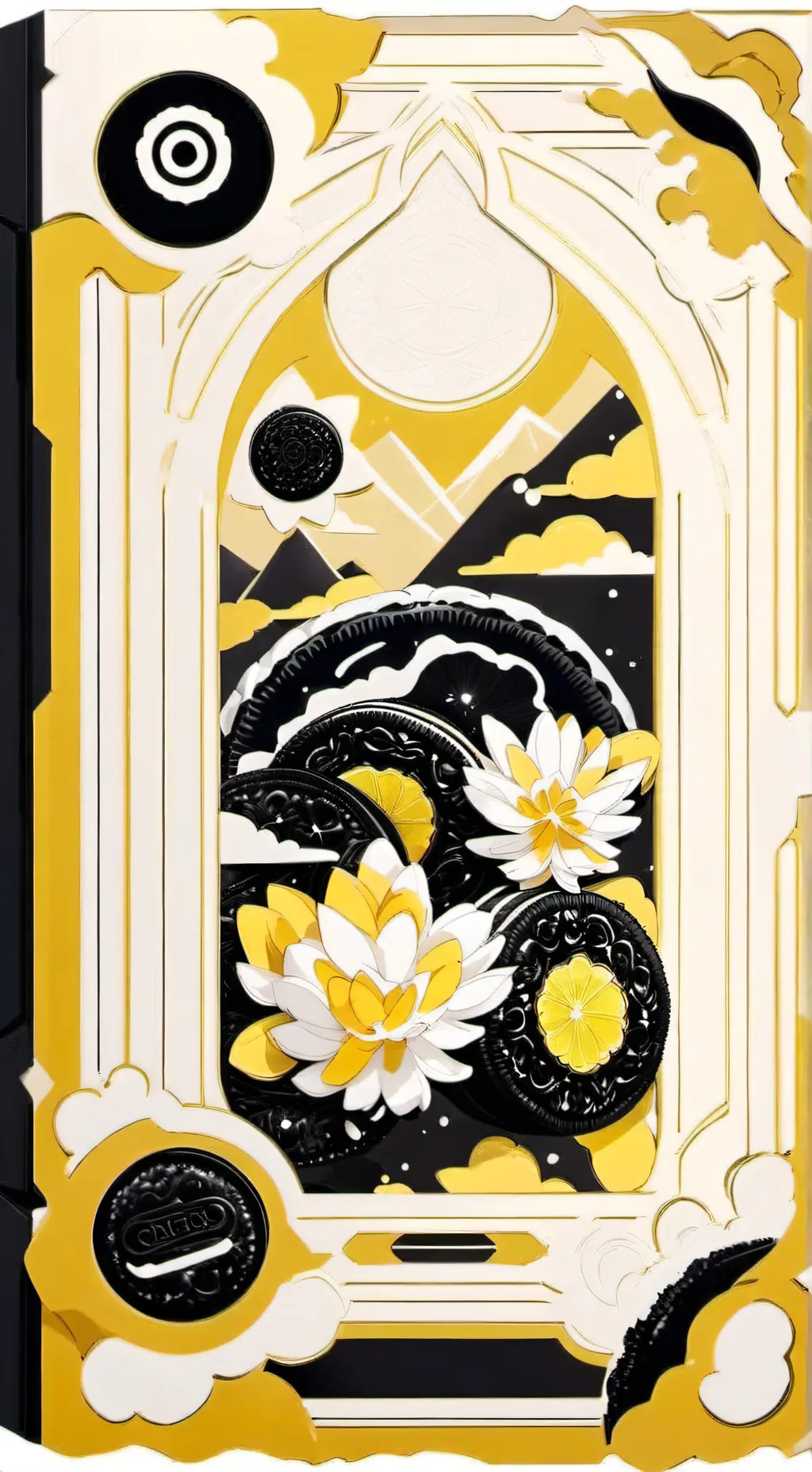 ai character: Annoucmrnt background