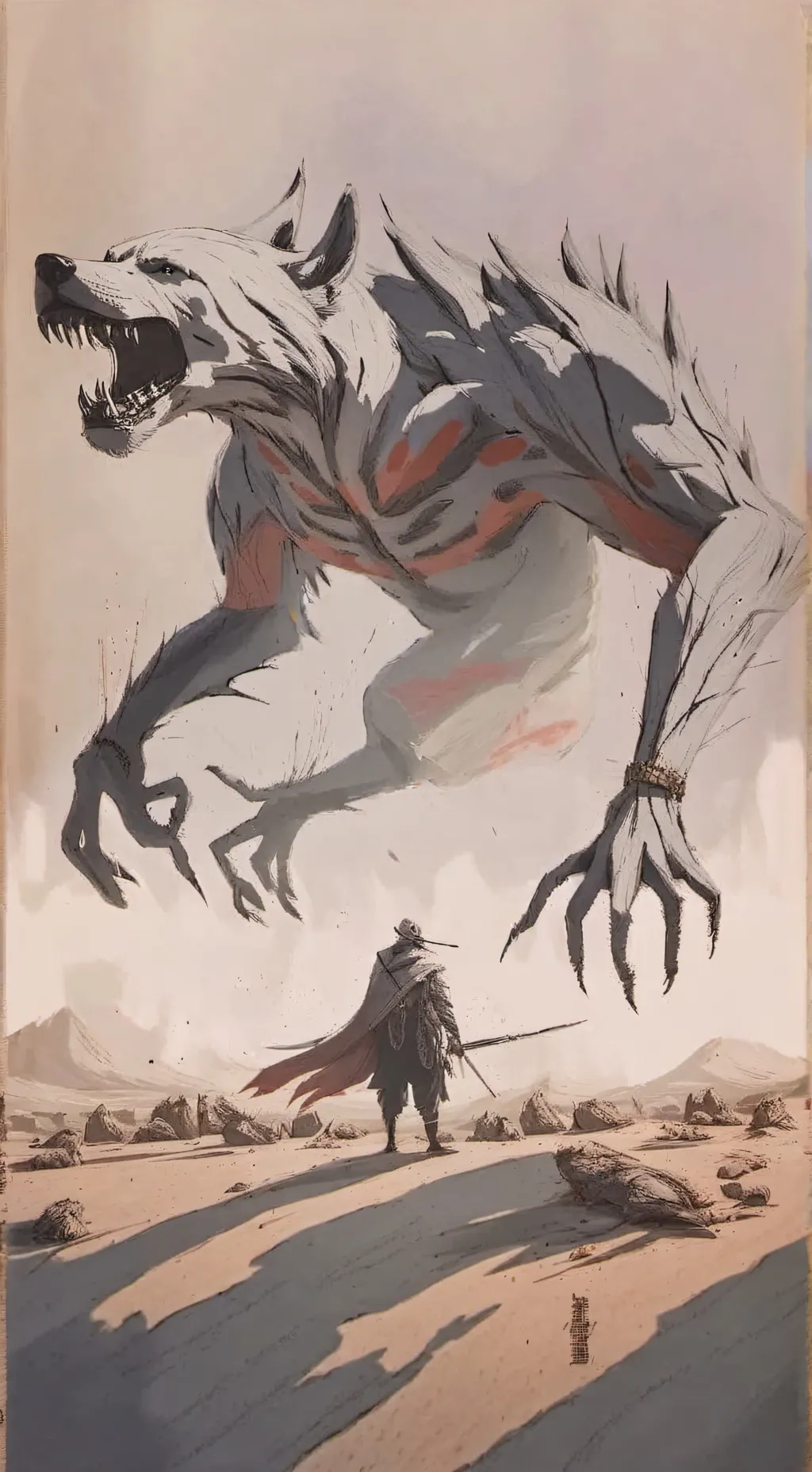 ai character: death  background