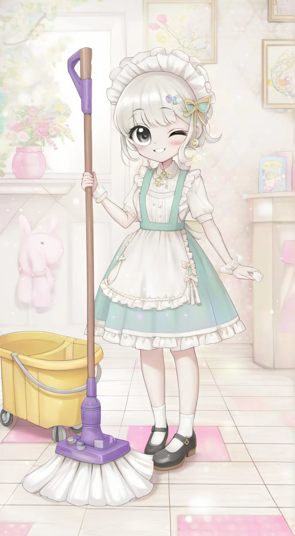 ai character: Метла  background