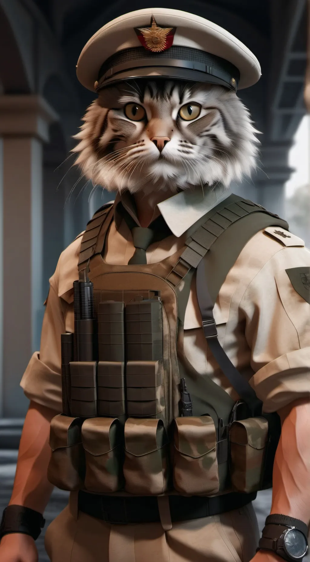 ai character: gato ezkizo background