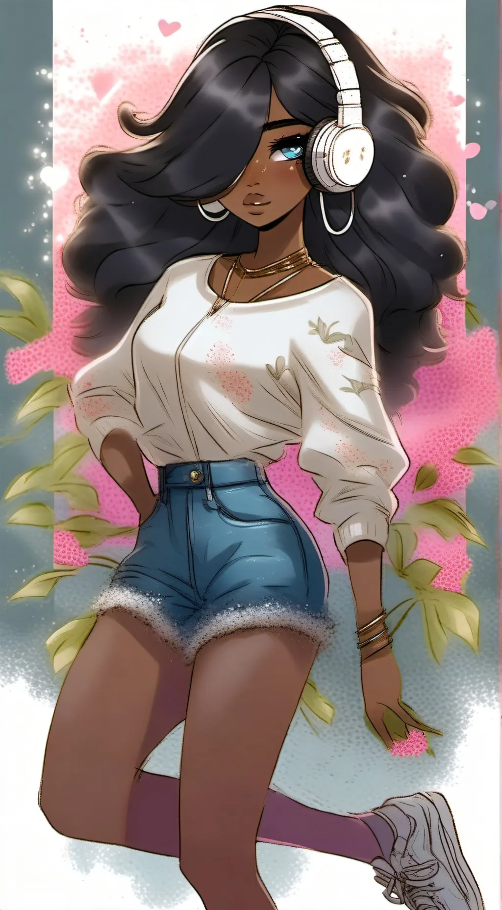 ai character: Aria✨ background