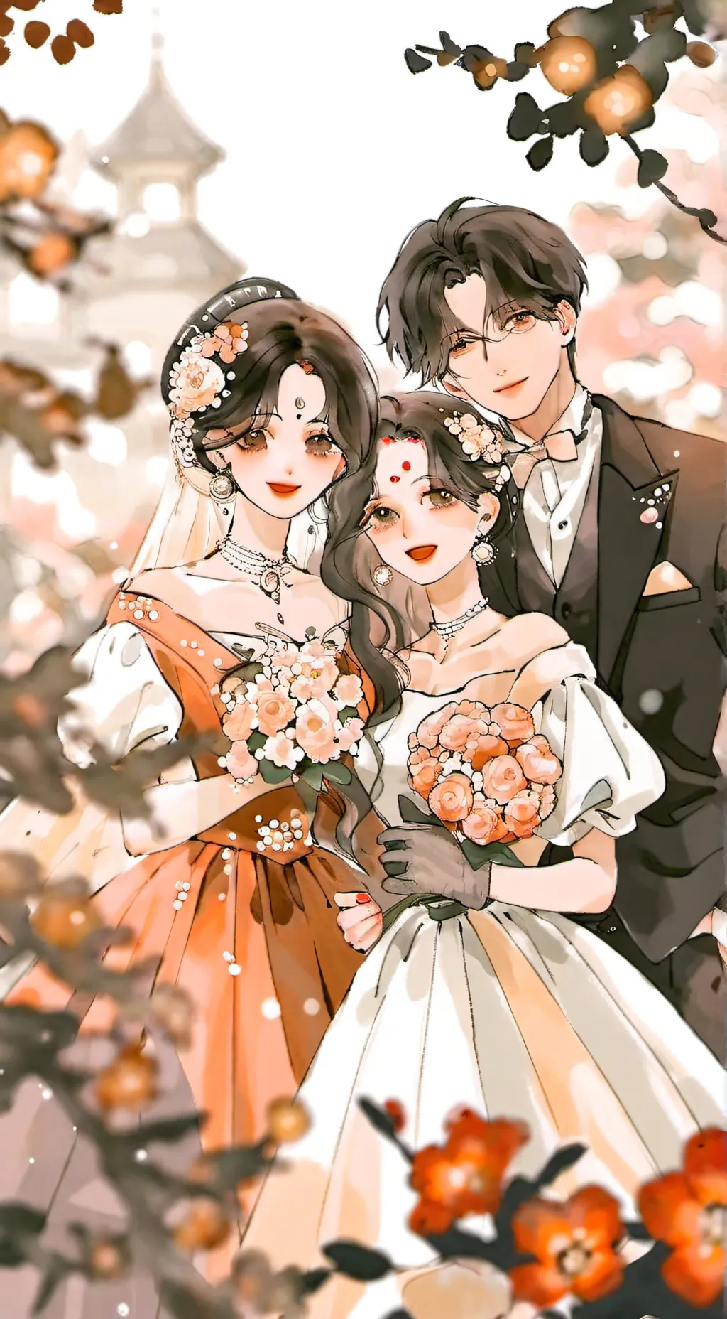 ai character: Mha outing background