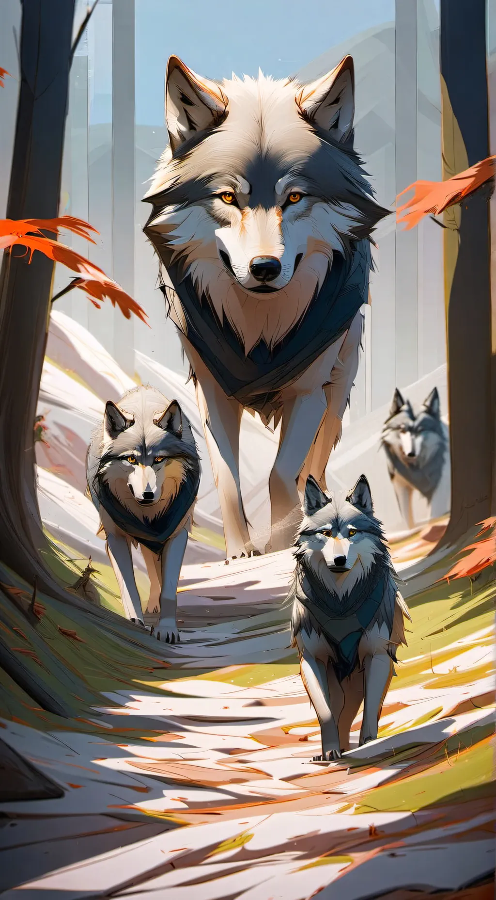 ai character: paperhat background