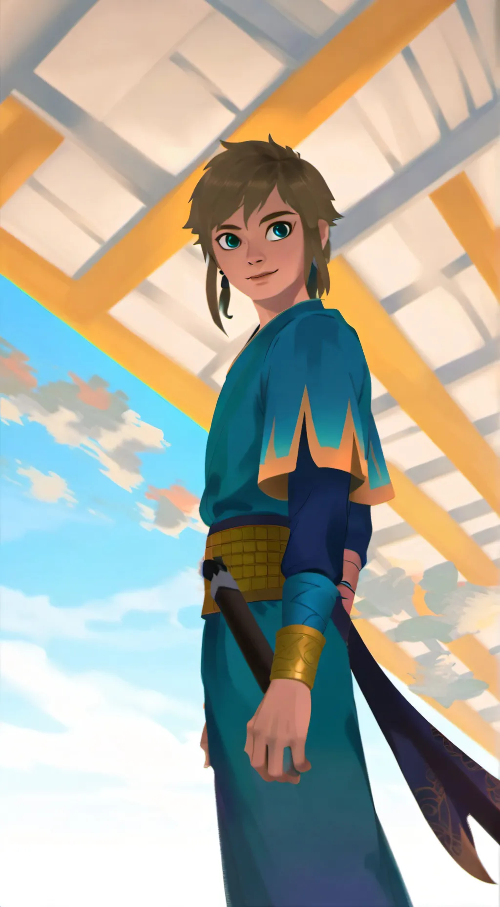 ai character: Link background