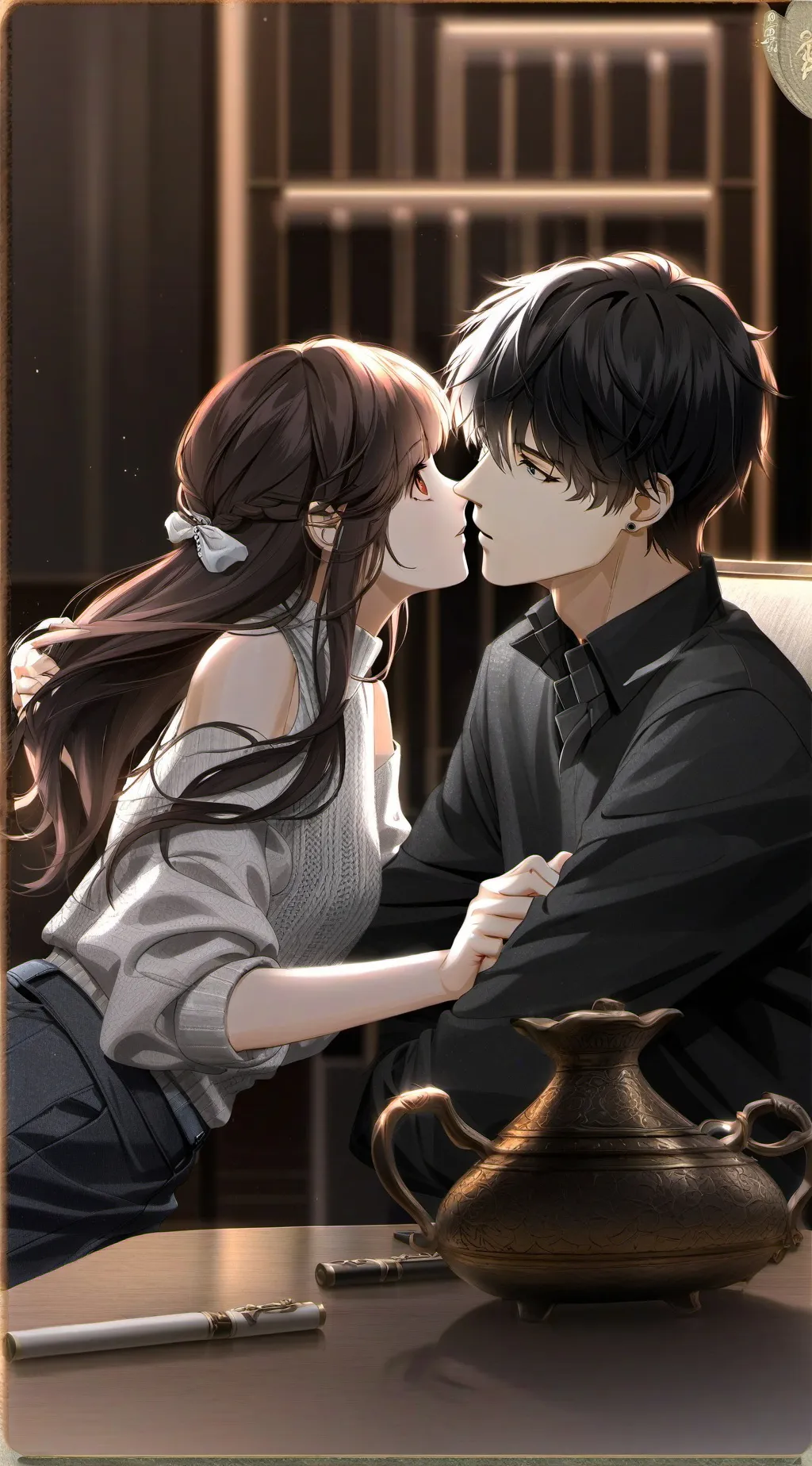 ai character: haters to lovers background