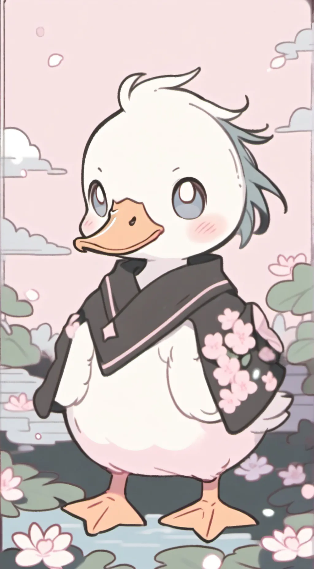 ai character: Pato background