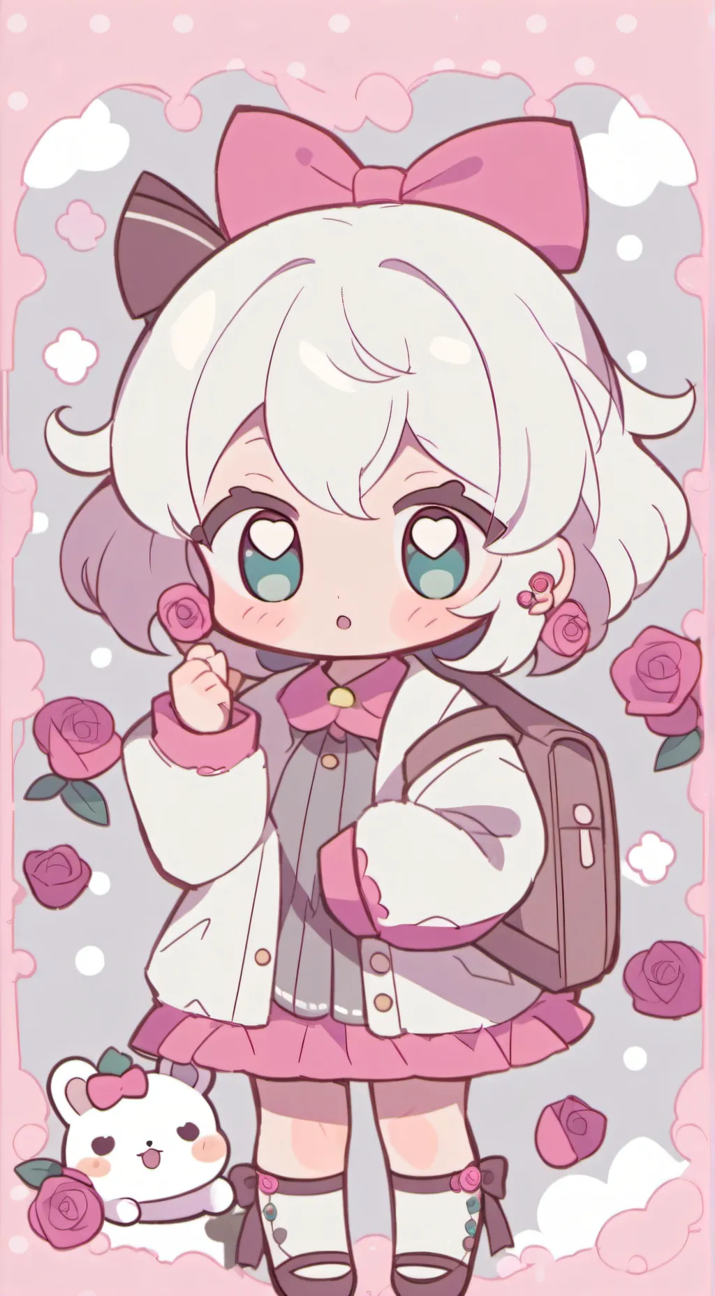 ai character: Tu y tu hermanita  background