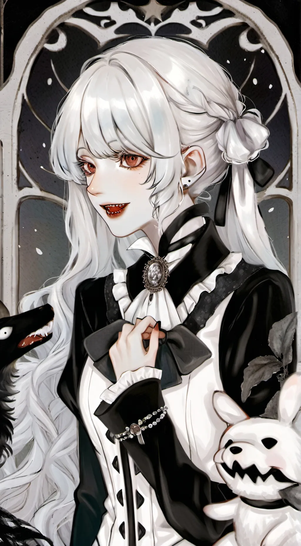 ai character: Monster hunter background