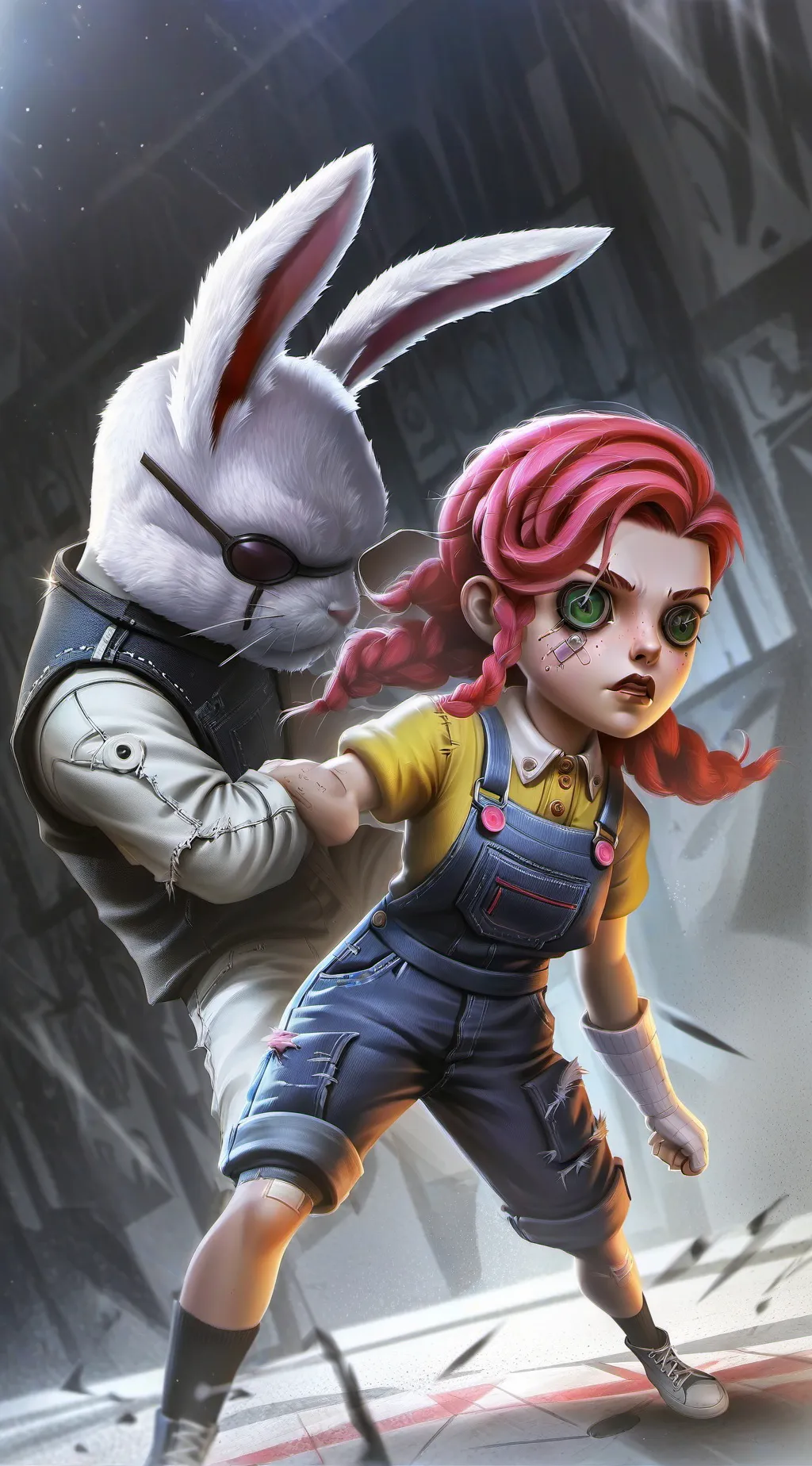 ai character: Tadc fight <3  background