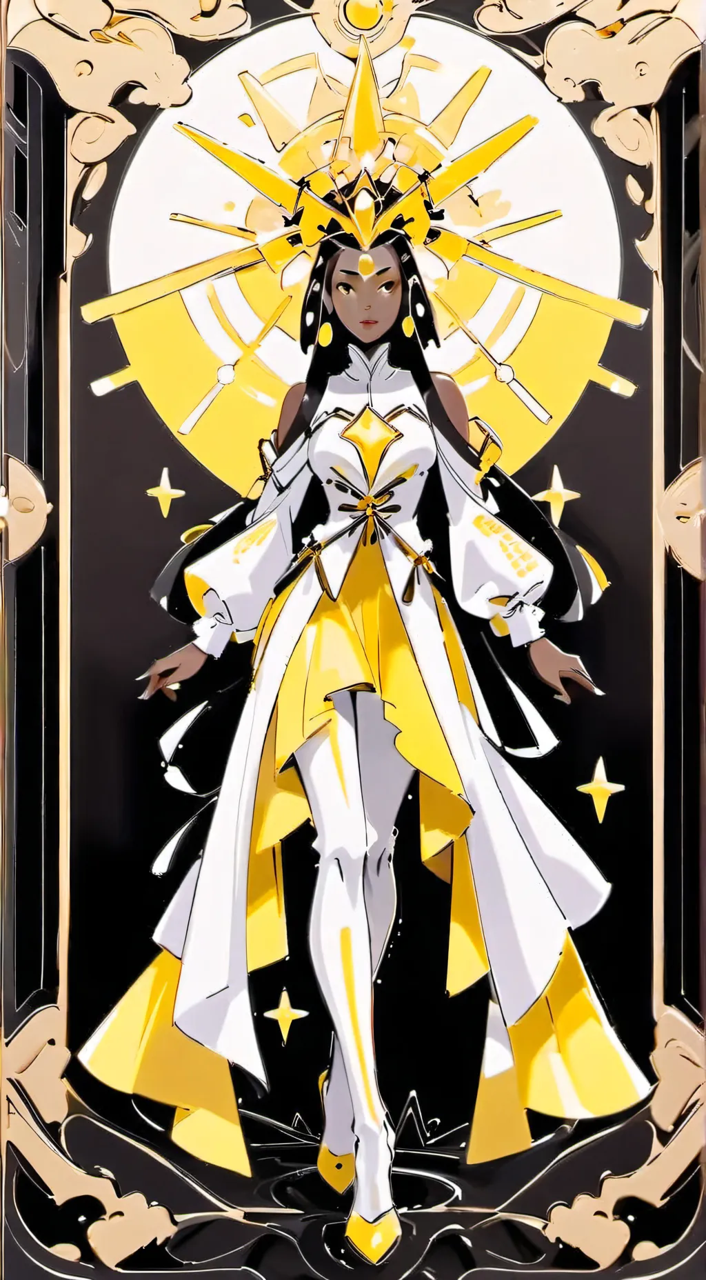 ai character: Queen emperor background