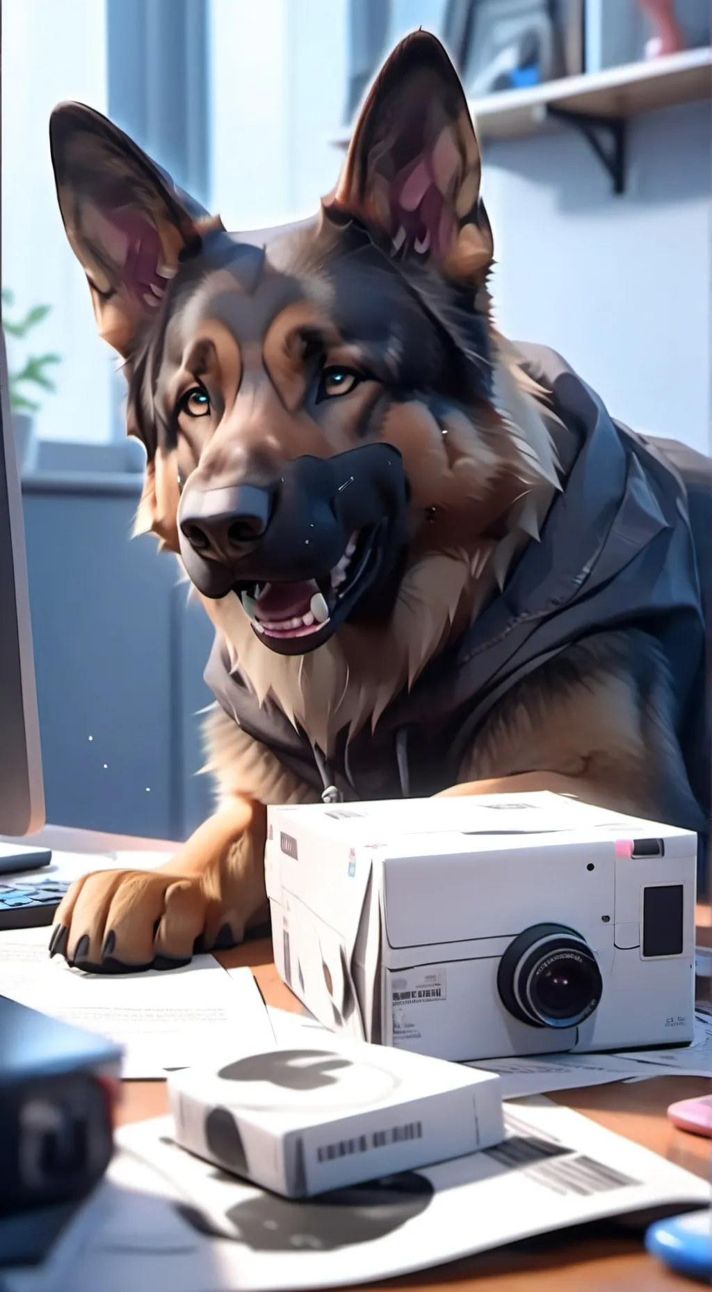 ai character: Max background