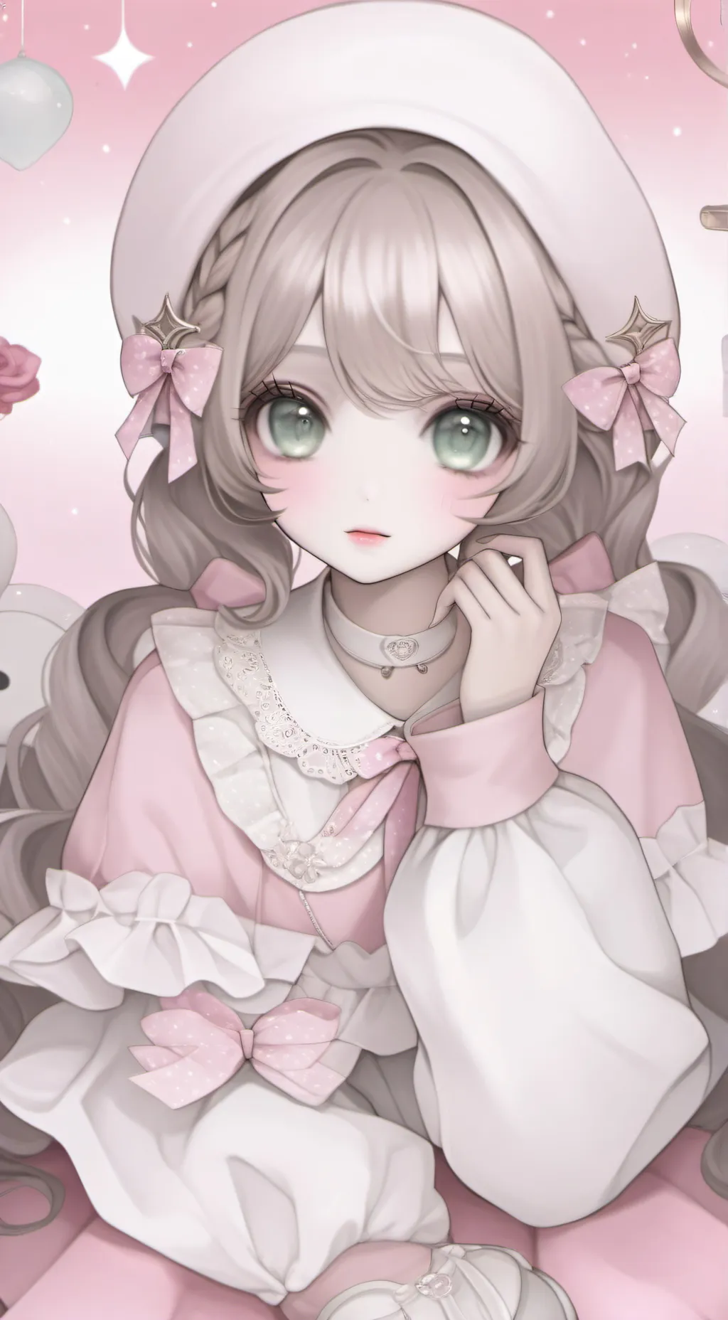 ai character: ♥︎Няша♥︎ background