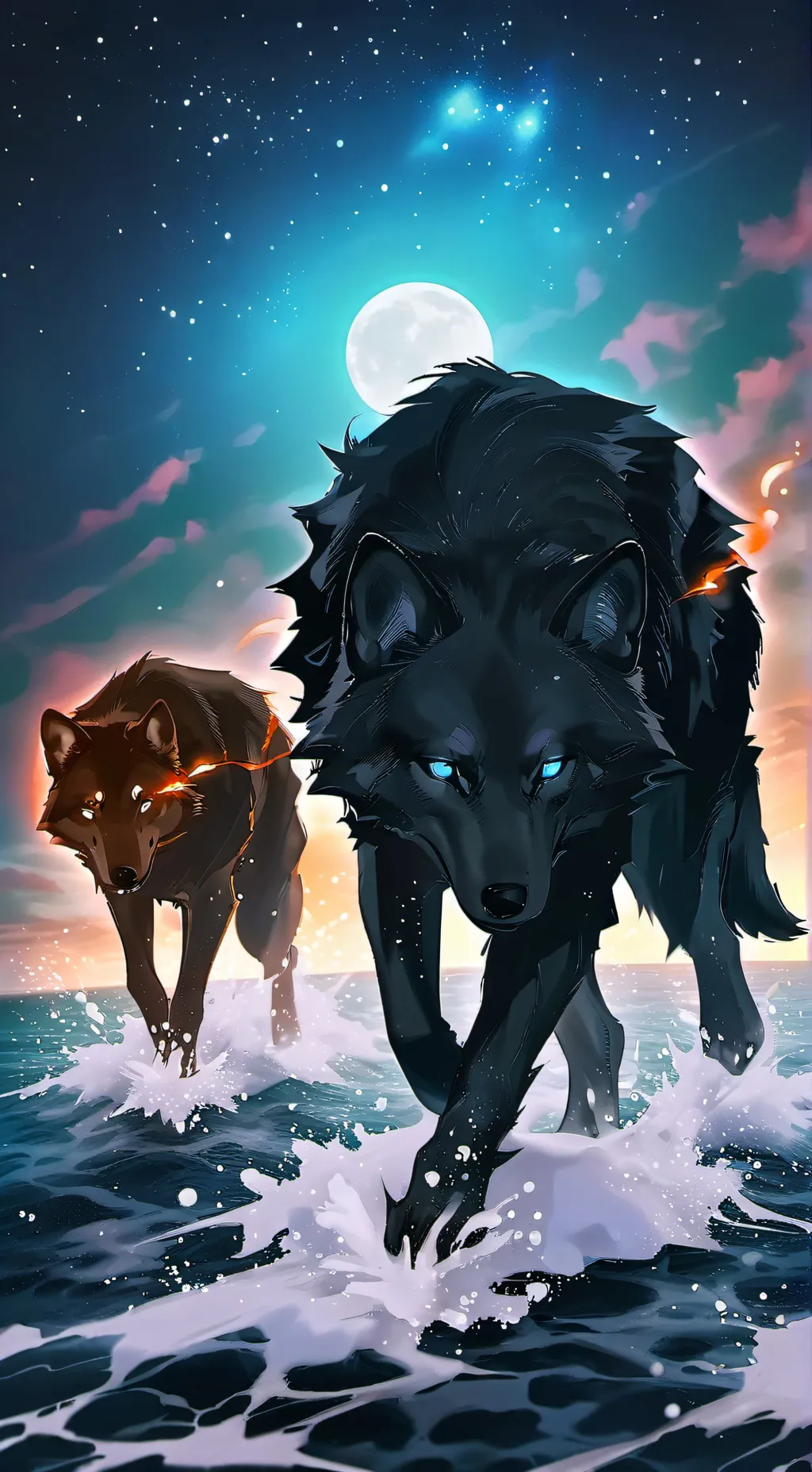 ai character: DW X My ocs background