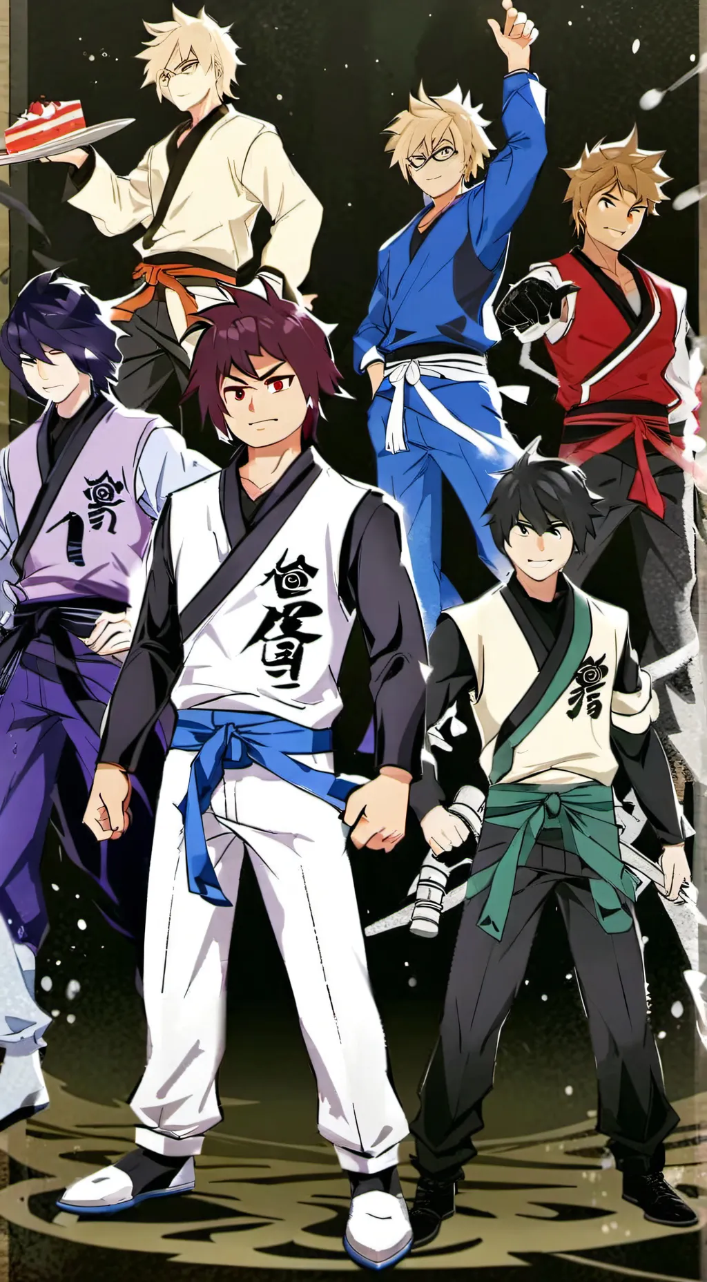 ai character: ninjago sleepover background