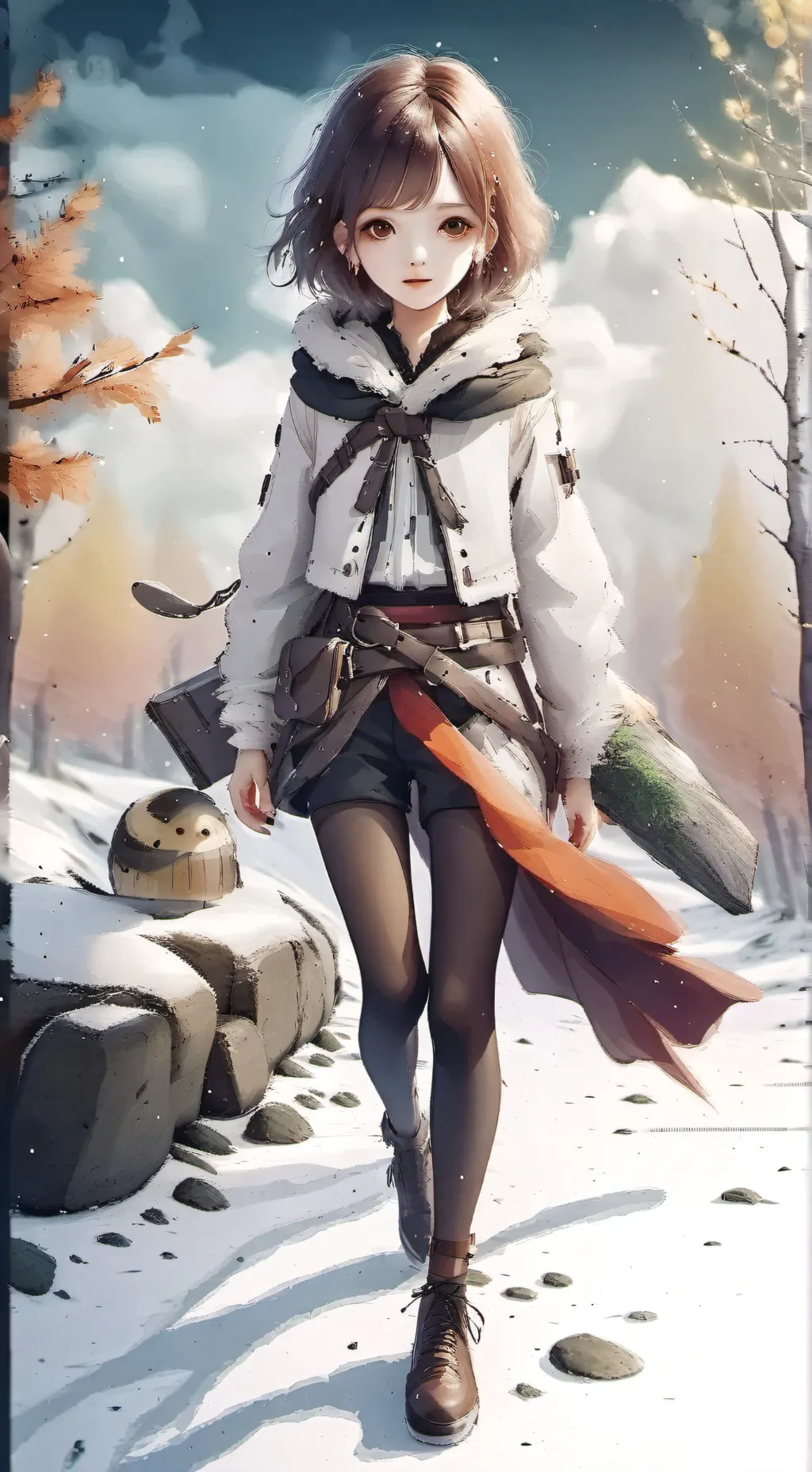 ai character: Aphmau × Aaron background