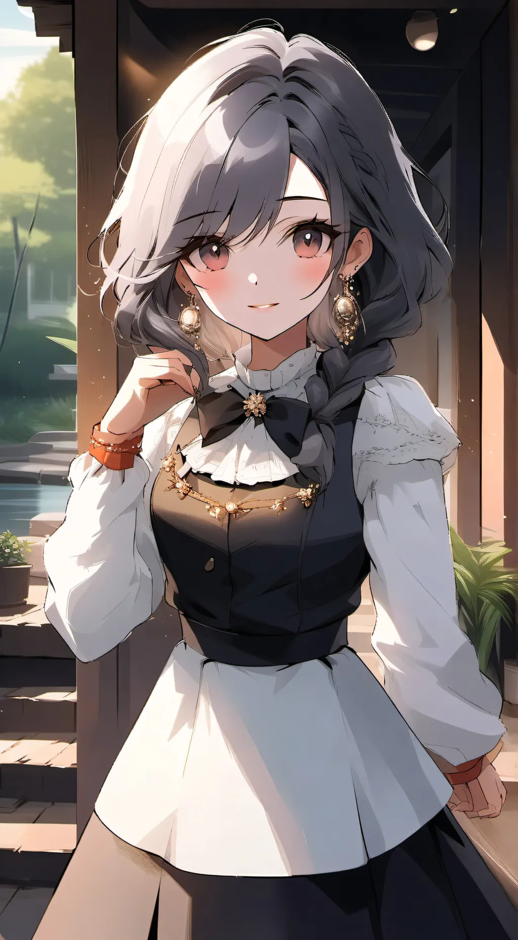 ai character: big sister  background